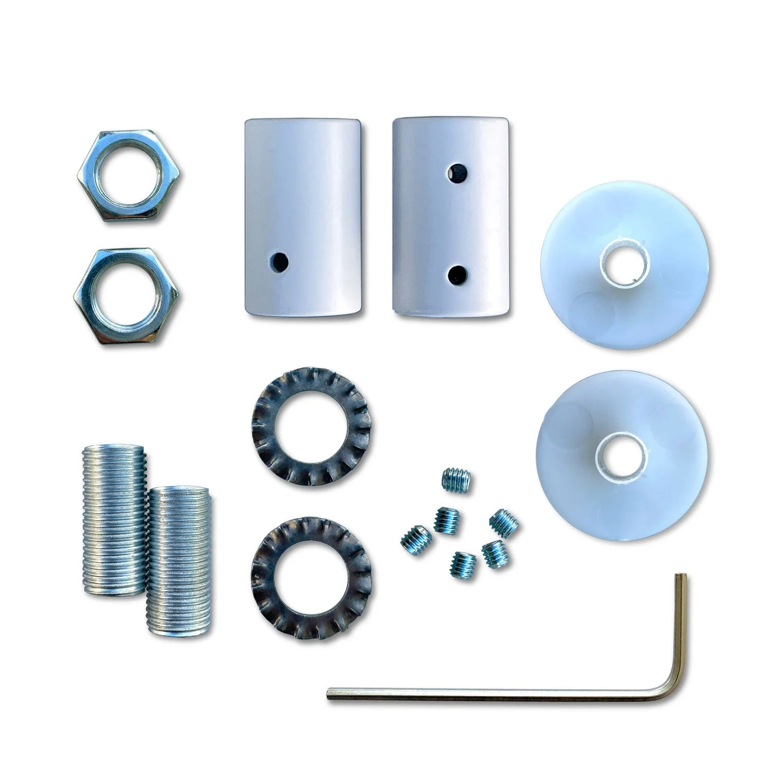 Kit Creative Flex tubo flessibile di estensione rivestito in tessuto RZ04 Nero Bianco con terminali metallici - Image 4