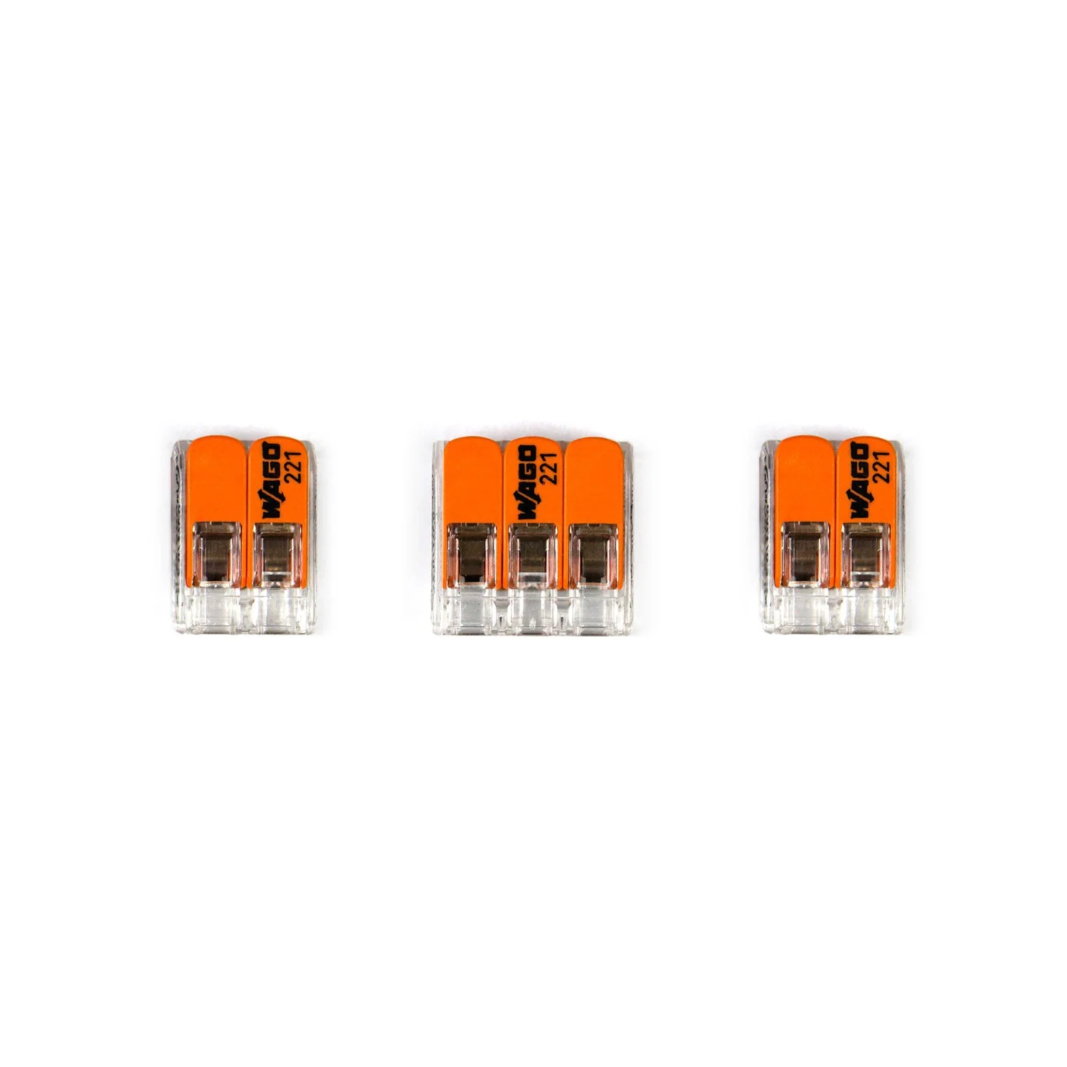 Kit di collegamento WAGO compatibile con cavo 3x per Rosone ad 1 foro