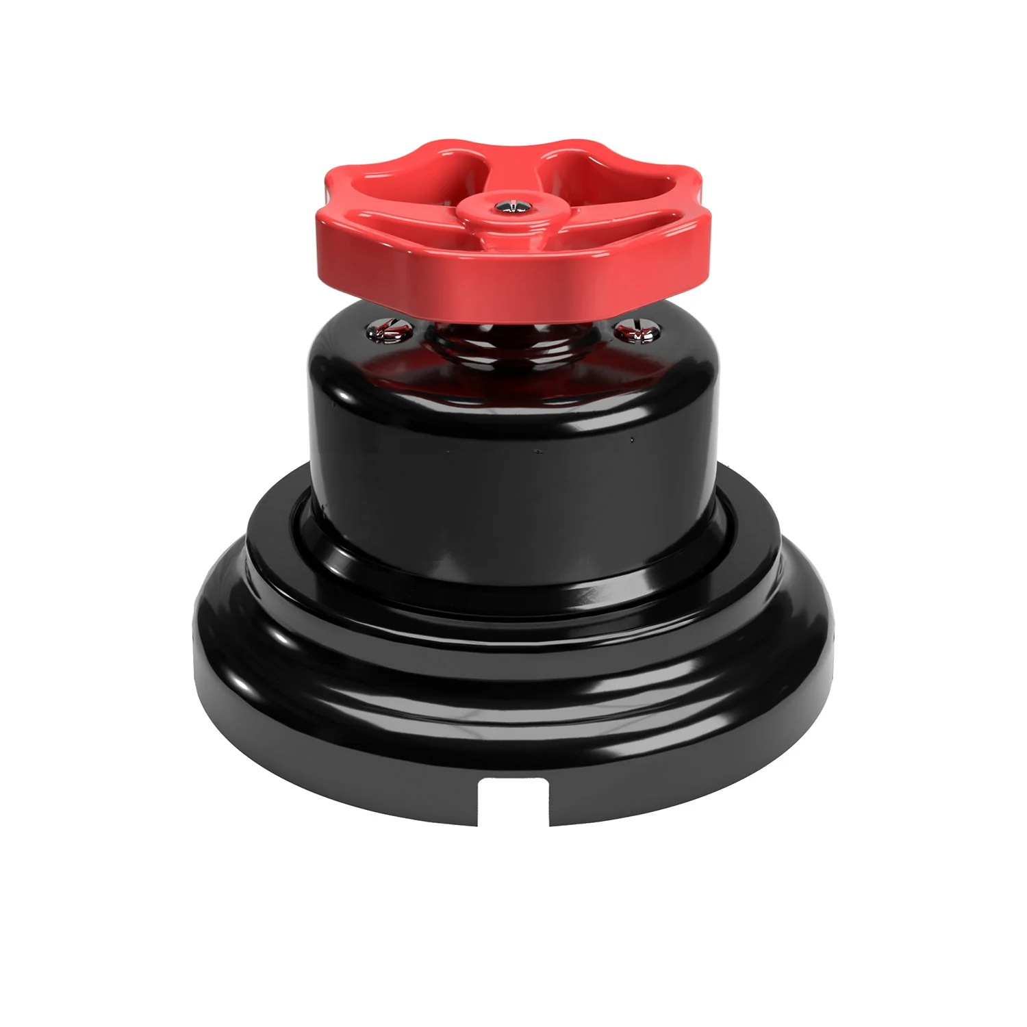 Kit interruttore/deviatore con manopola e base in porcellana nera - Image 14