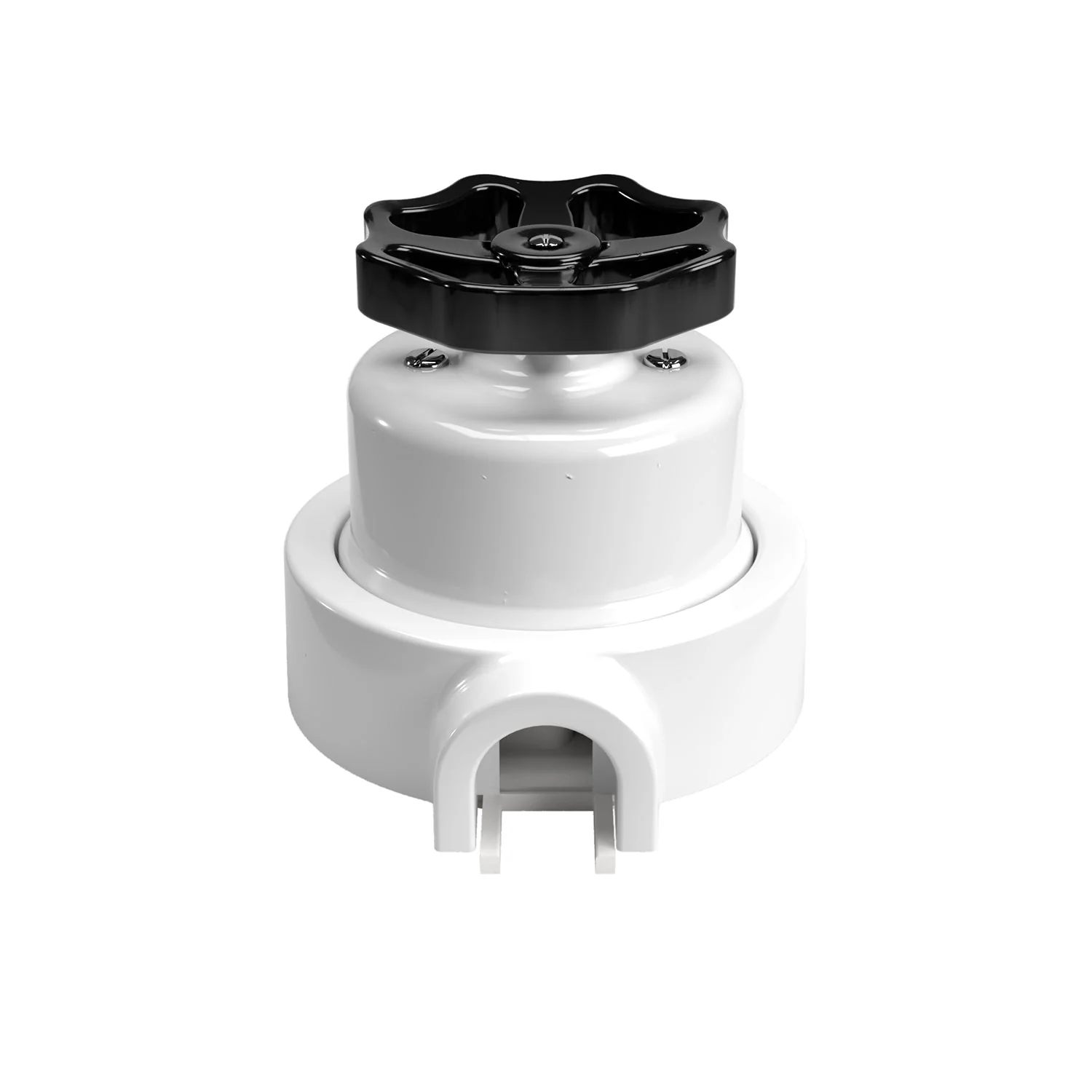 Kit interruttore/deviatore con manopola e base per Creative-Tubes in porcellana bianca - Image 29