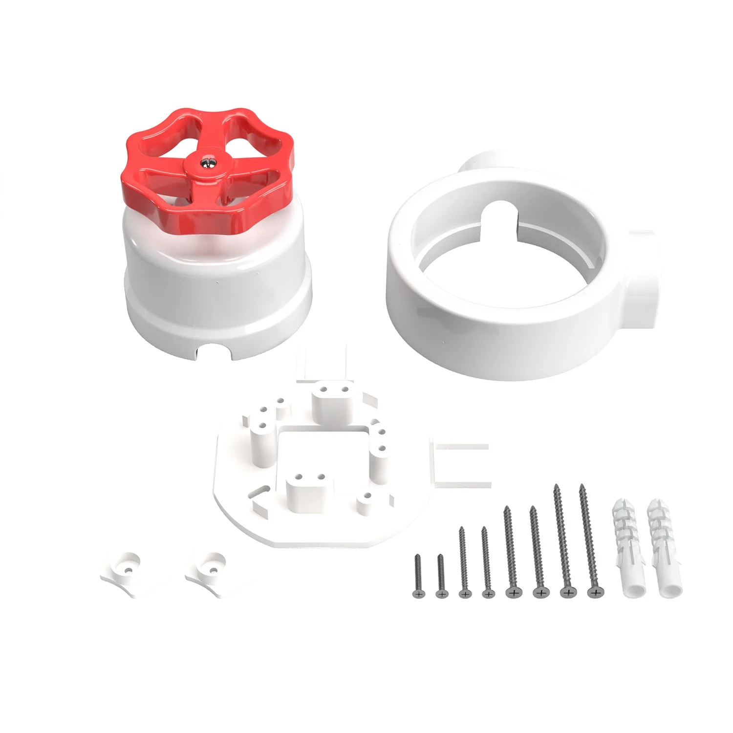 Kit interruttore/deviatore con manopola e base per Creative-Tubes in porcellana bianca - Image 56