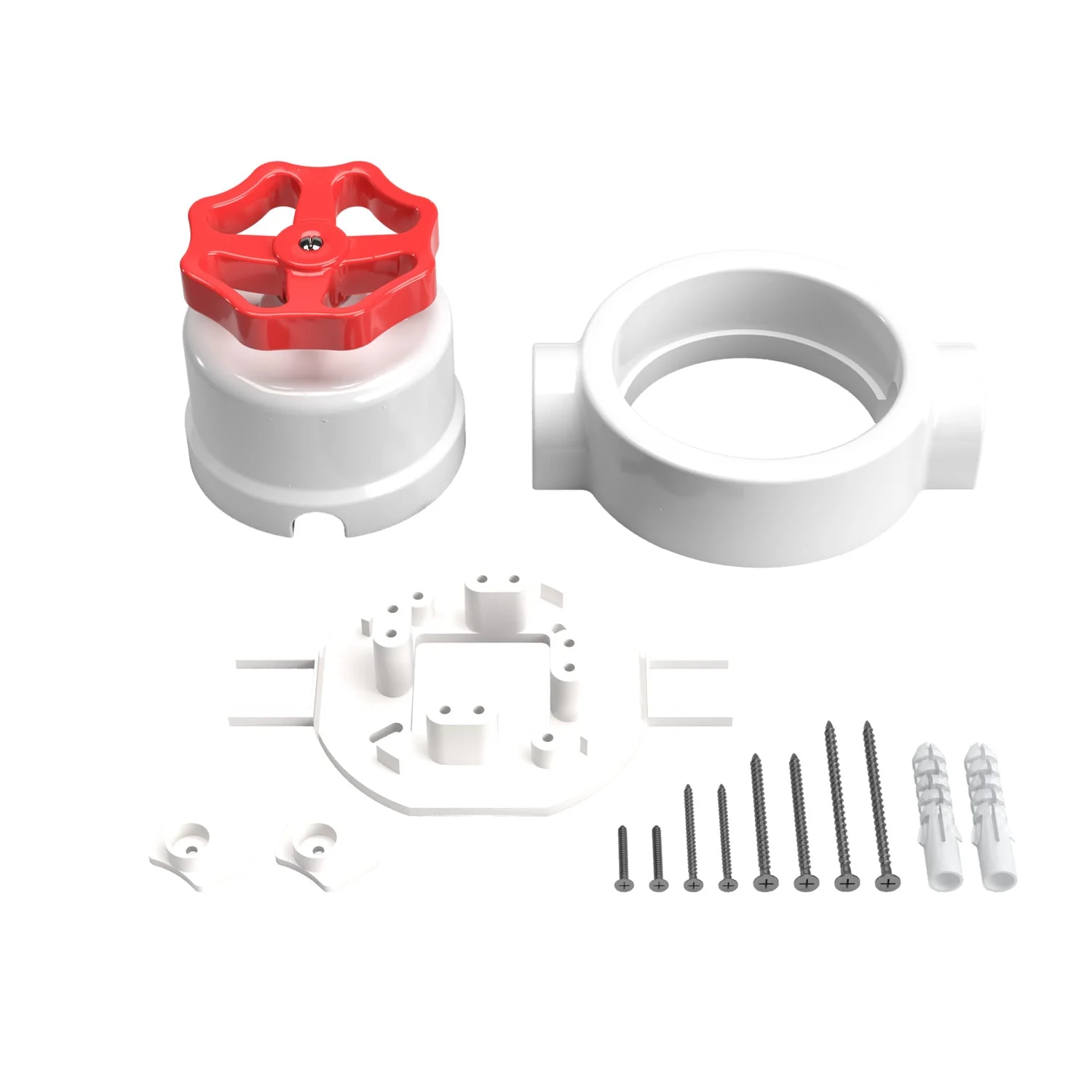 Kit interruttore/deviatore con manopola e base per Creative-Tubes in porcellana bianca - Image 61