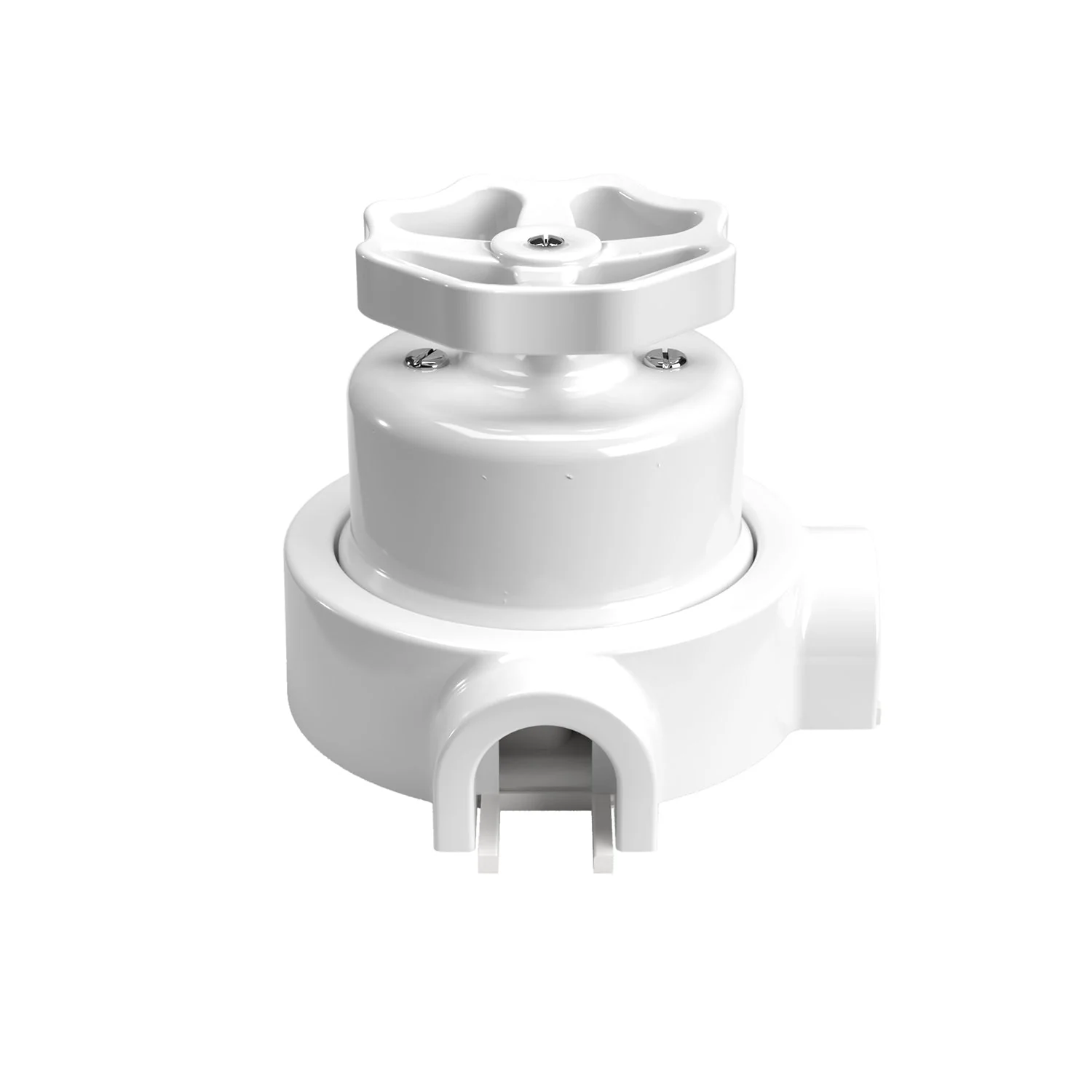 Kit interruttore/deviatore con manopola e base per Creative-Tubes in porcellana bianca - Image 8