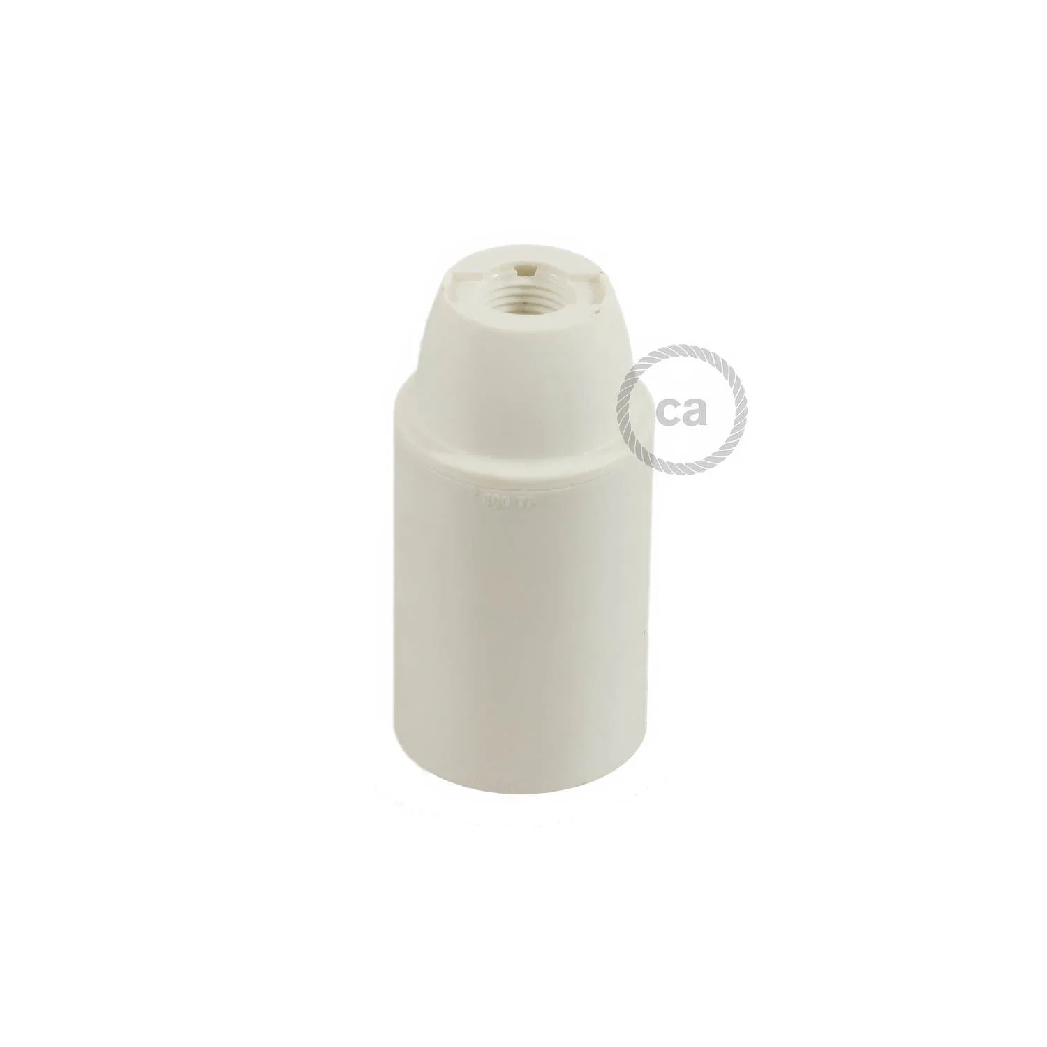 Kit portalampada E14 in termoplastica - Bianco