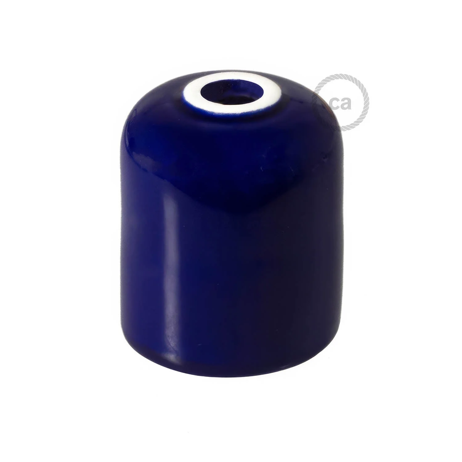 Kit portalampada E27 in ceramica - Blu - Image 3