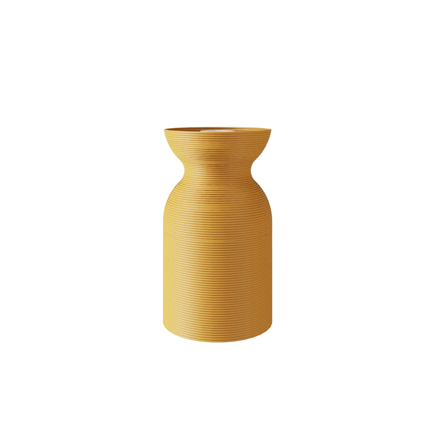Kit portalampada E27 in plastica riciclata con stampante 3D - Ocra - Image 4