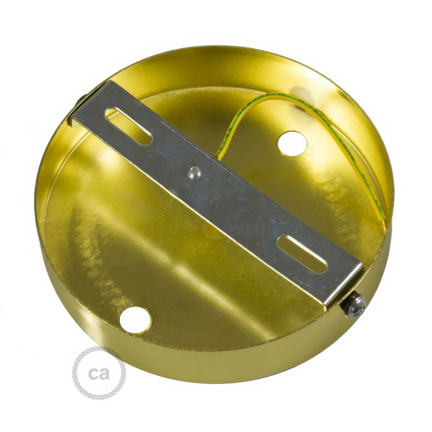 Kit rosone cilindrico in metallo a 2 fori - Bronzo satinato - Image 4