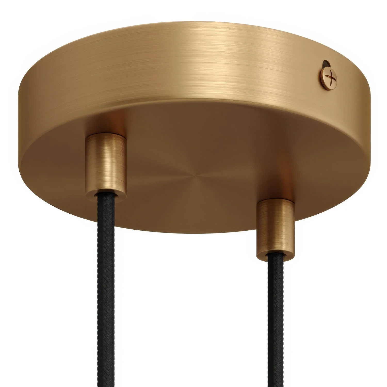 Kit rosone cilindrico in metallo a 2 fori - Bronzo satinato - Image 6