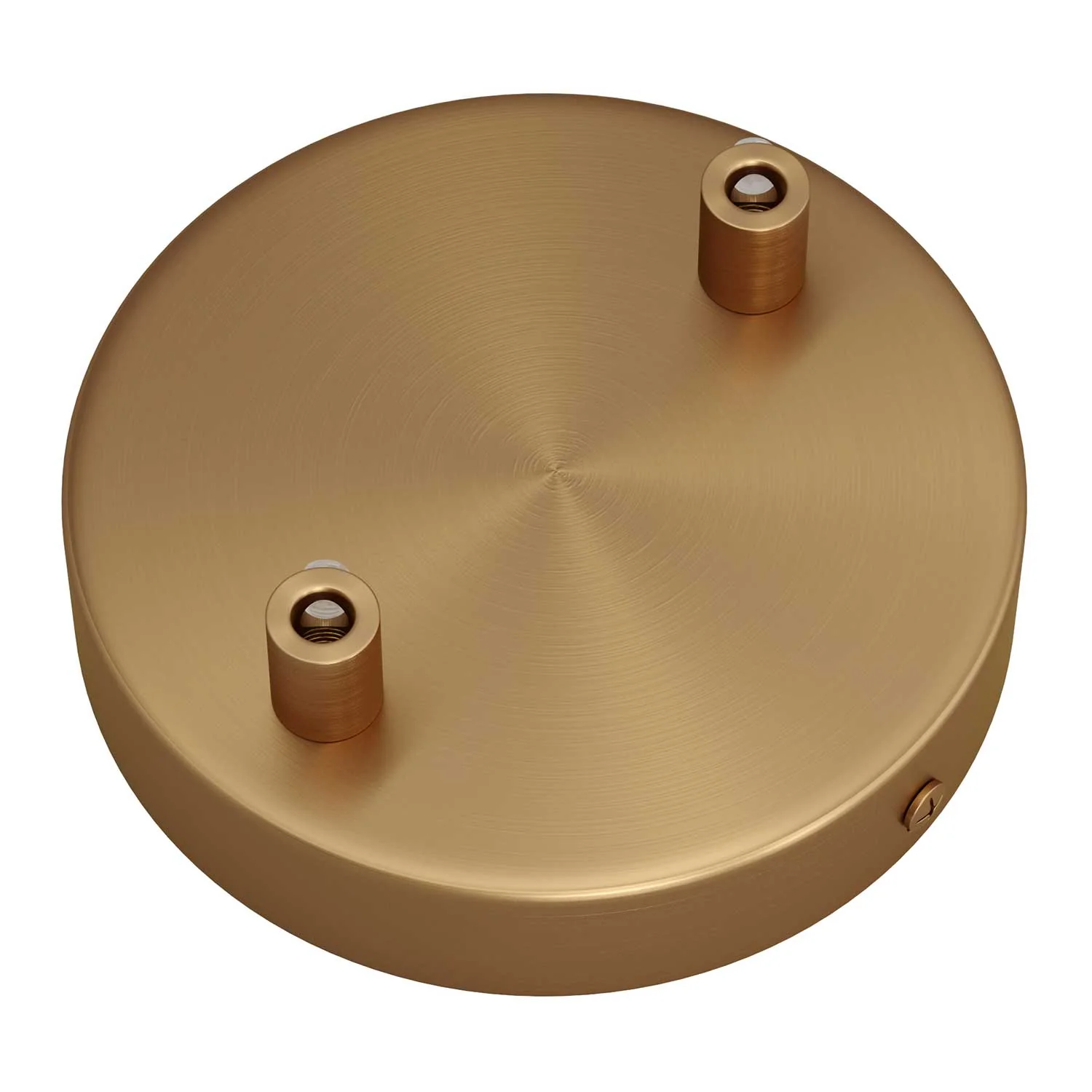 Kit rosone cilindrico in metallo a 2 fori - Bronzo satinato - Image 7
