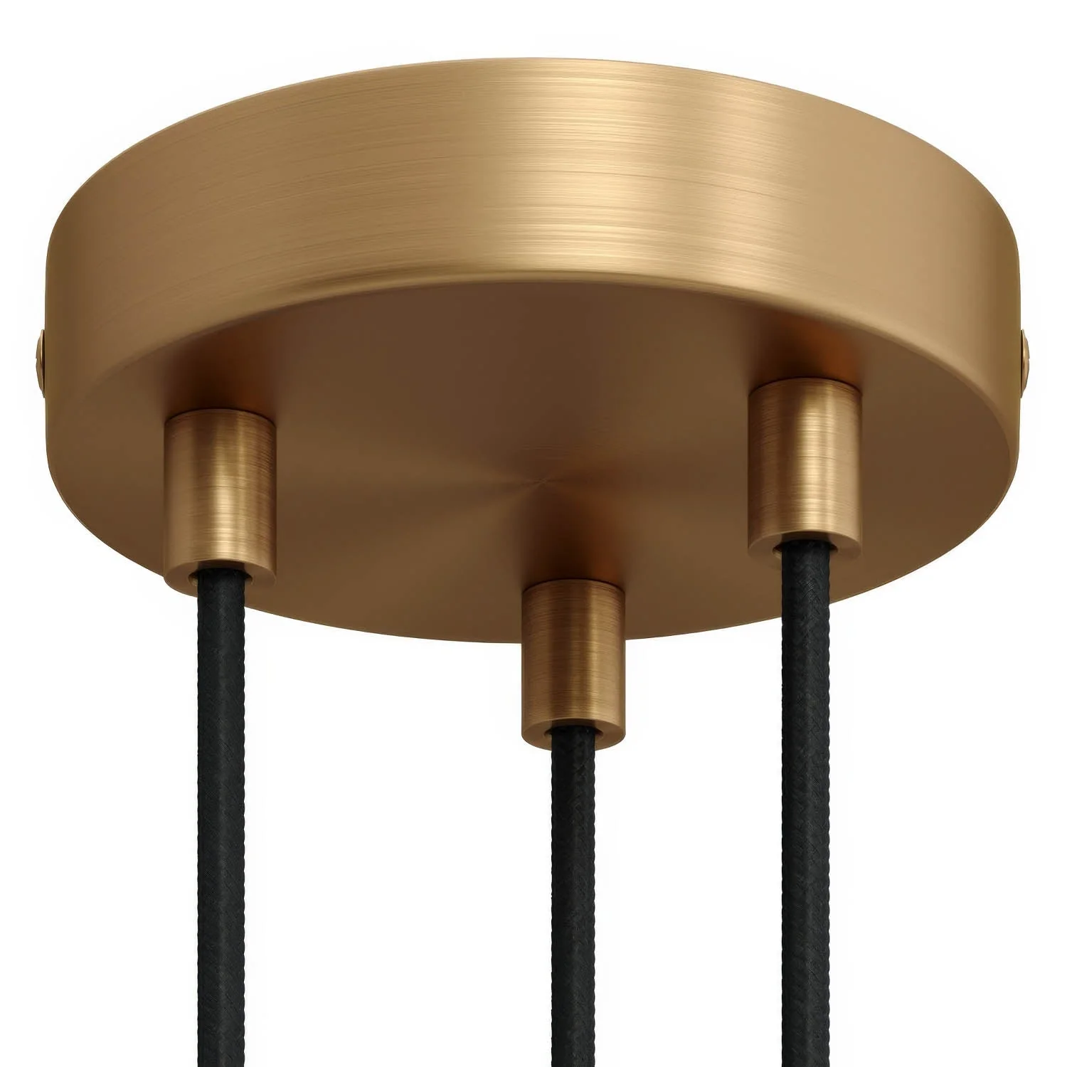 Kit rosone cilindrico in metallo a 3 fori - Bronzo satinato - Image 6