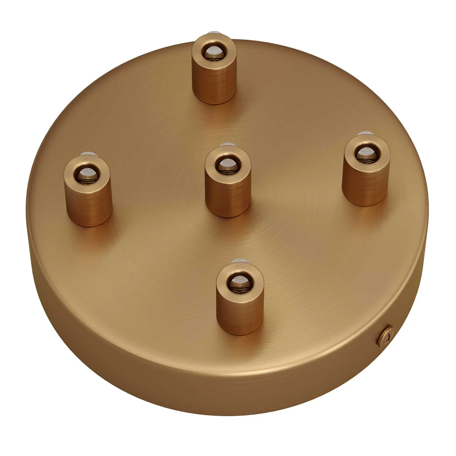 Kit rosone cilindrico in metallo a 5 fori - Bronzo satinato - Image 7