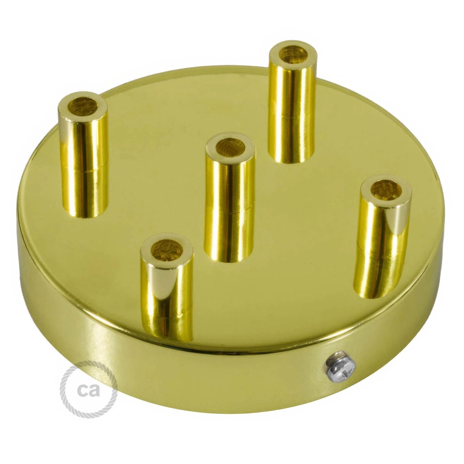 Kit rosone cilindrico in metallo a 5 fori - Ottone - Image 7