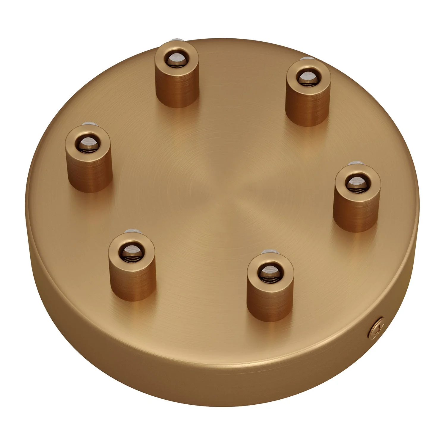 Kit rosone cilindrico in metallo a 6 fori - Bronzo satinato - Image 6