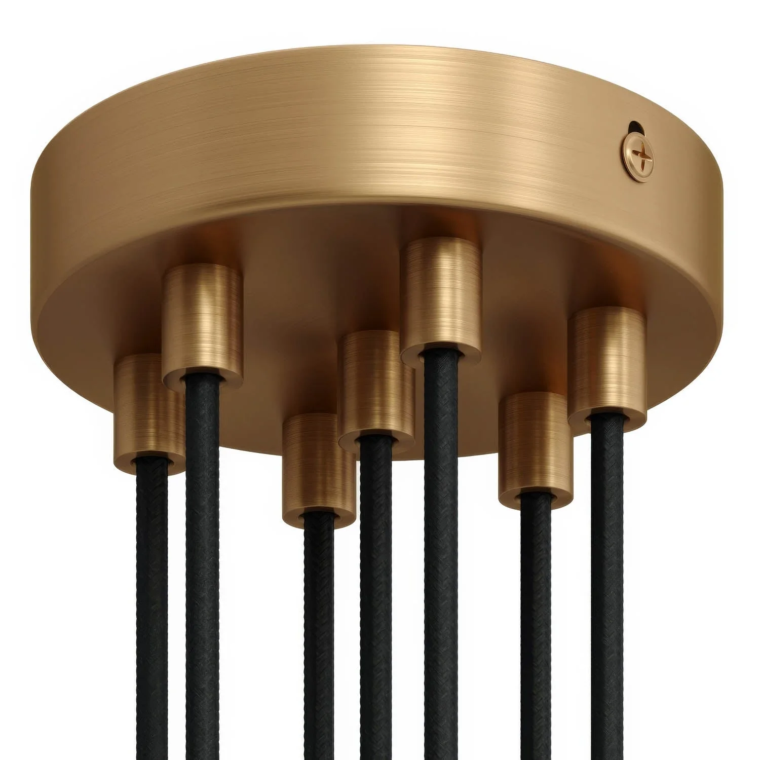 Kit rosone cilindrico in metallo a 7 fori - Bronzo satinato - Image 6