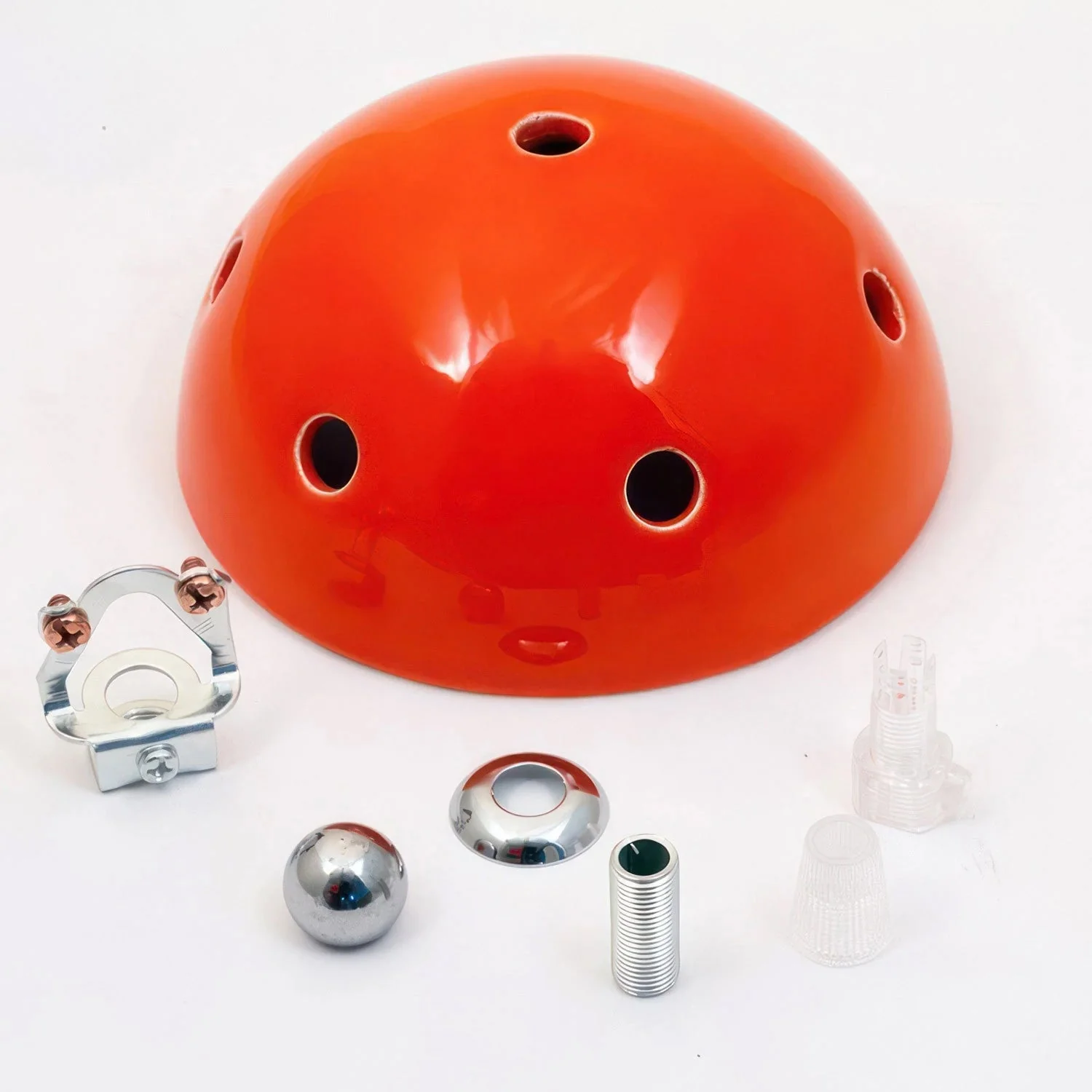 Kit rosone in ceramica a 6 fori - Arancione - Image 3