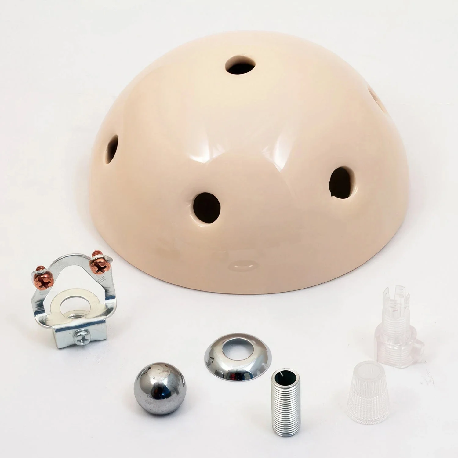 Kit rosone in ceramica a 6 fori - Avorio - Image 3