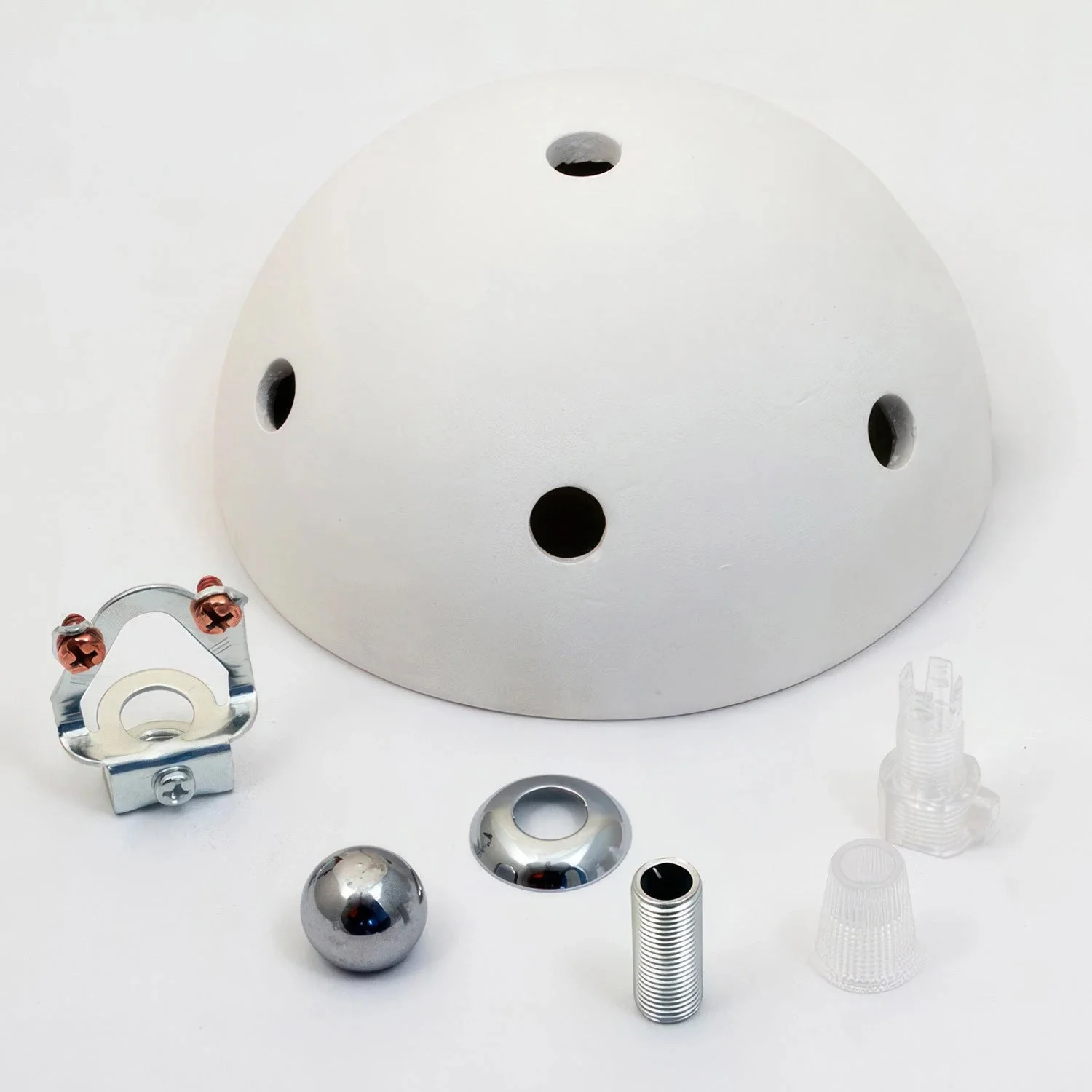 Kit rosone in ceramica a 6 fori - Biscotto - Image 3