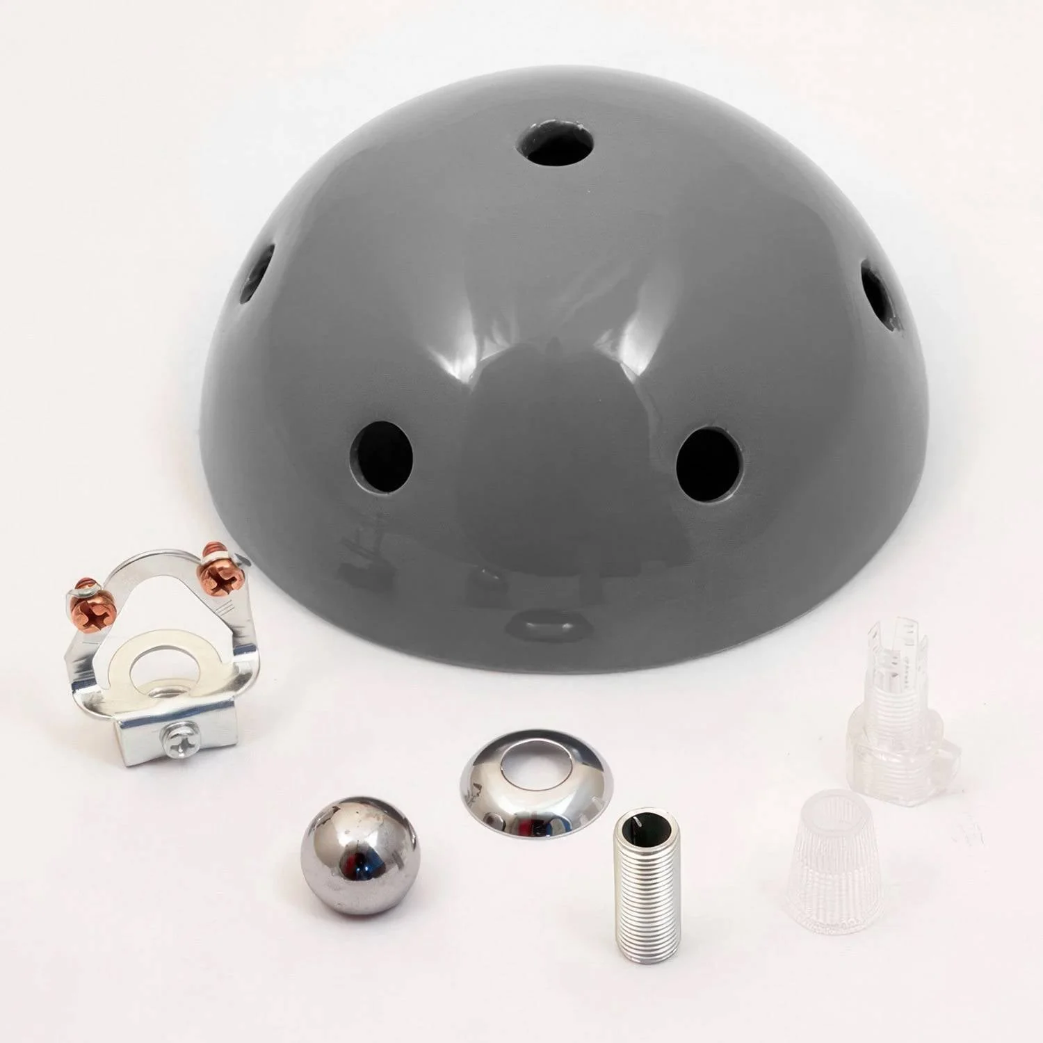 Kit rosone in ceramica a 6 fori - Grigio - Image 3