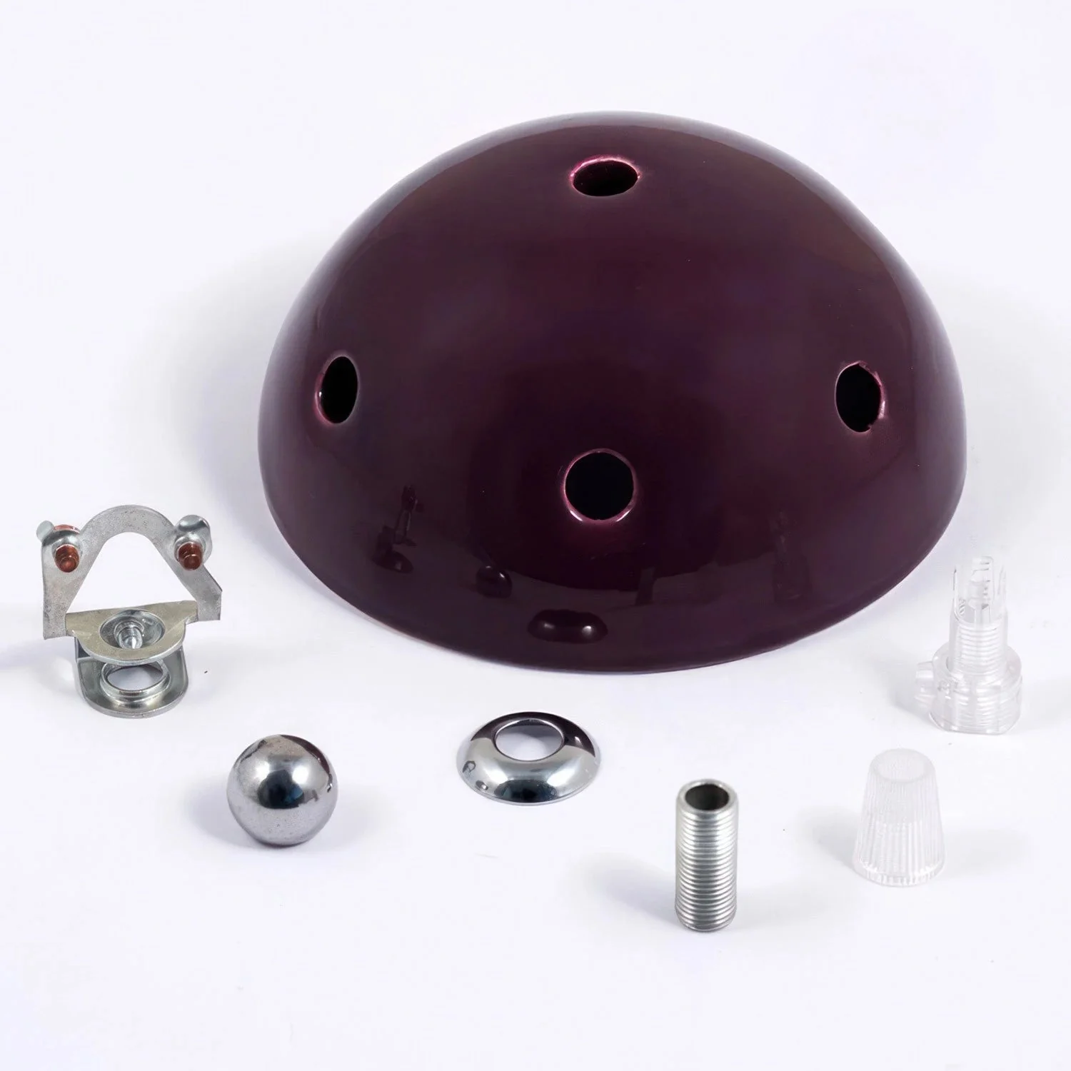 Kit rosone in ceramica a 6 fori - Viola - Image 3