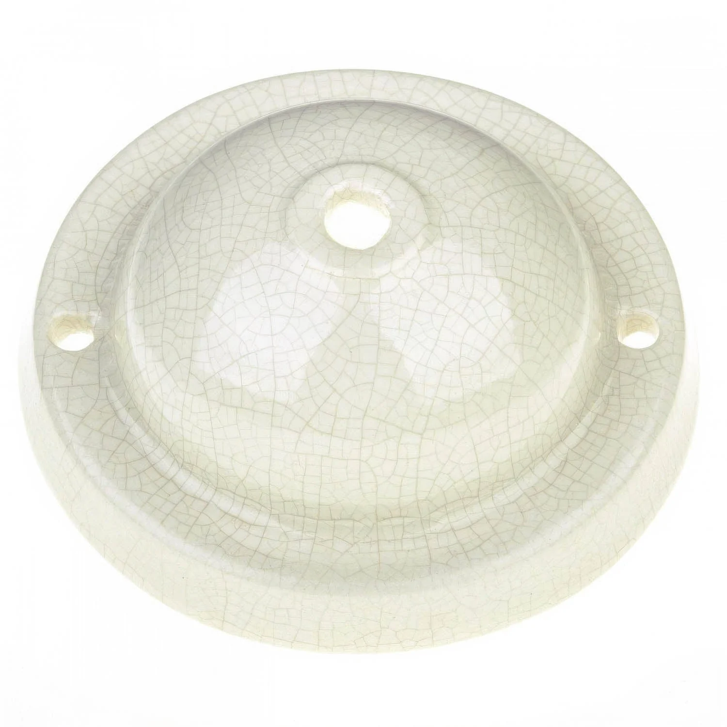 Kit rosone in ceramica semplice - Effetto Craquelet - Image 2