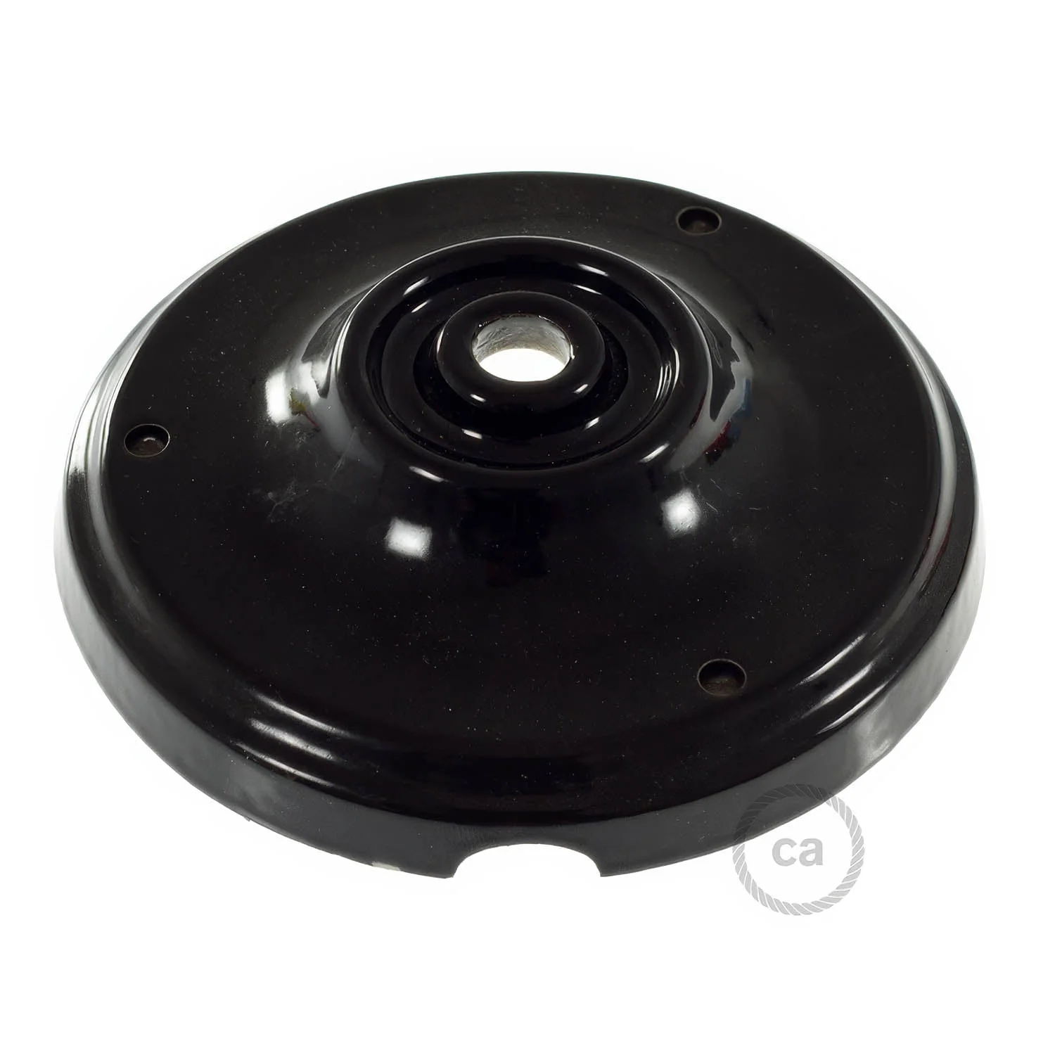 Kit rosone in porcellana - Nero - Image 2