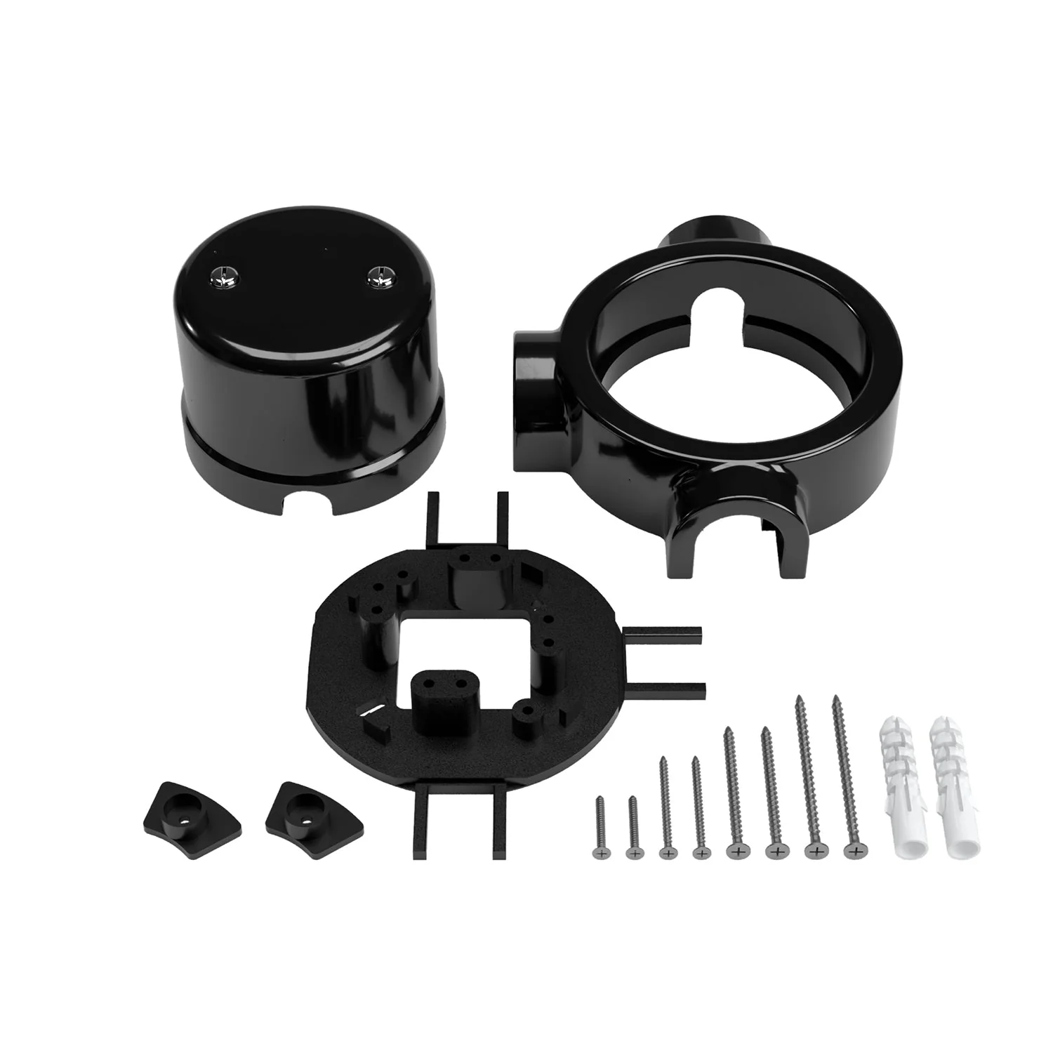 Kit scatola di derivazione e base per Creative-Tubes in porcellana - Nero - Image 24
