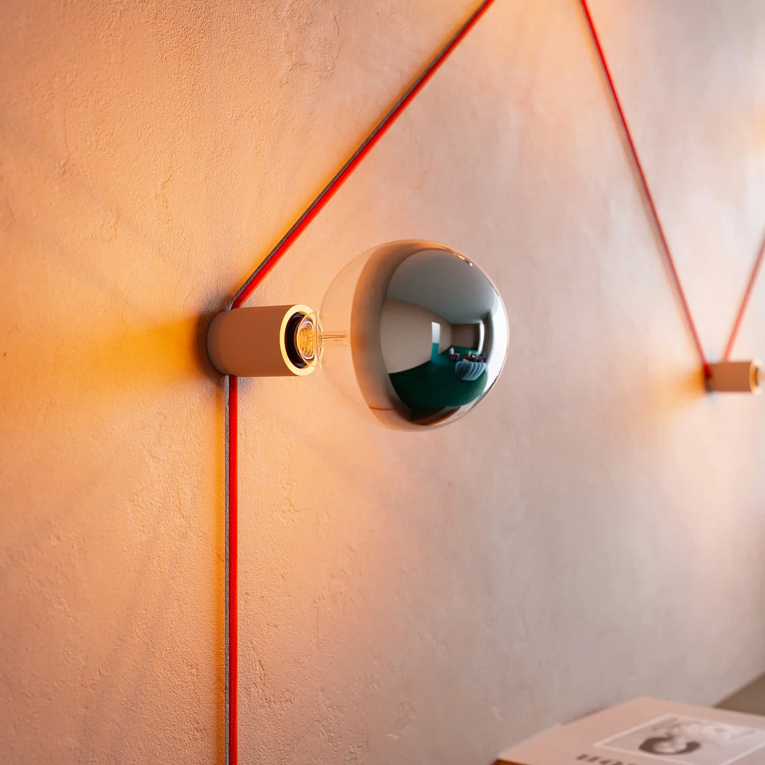 Kit Spostaluce con portalampada E27 - Bianco - Image 3