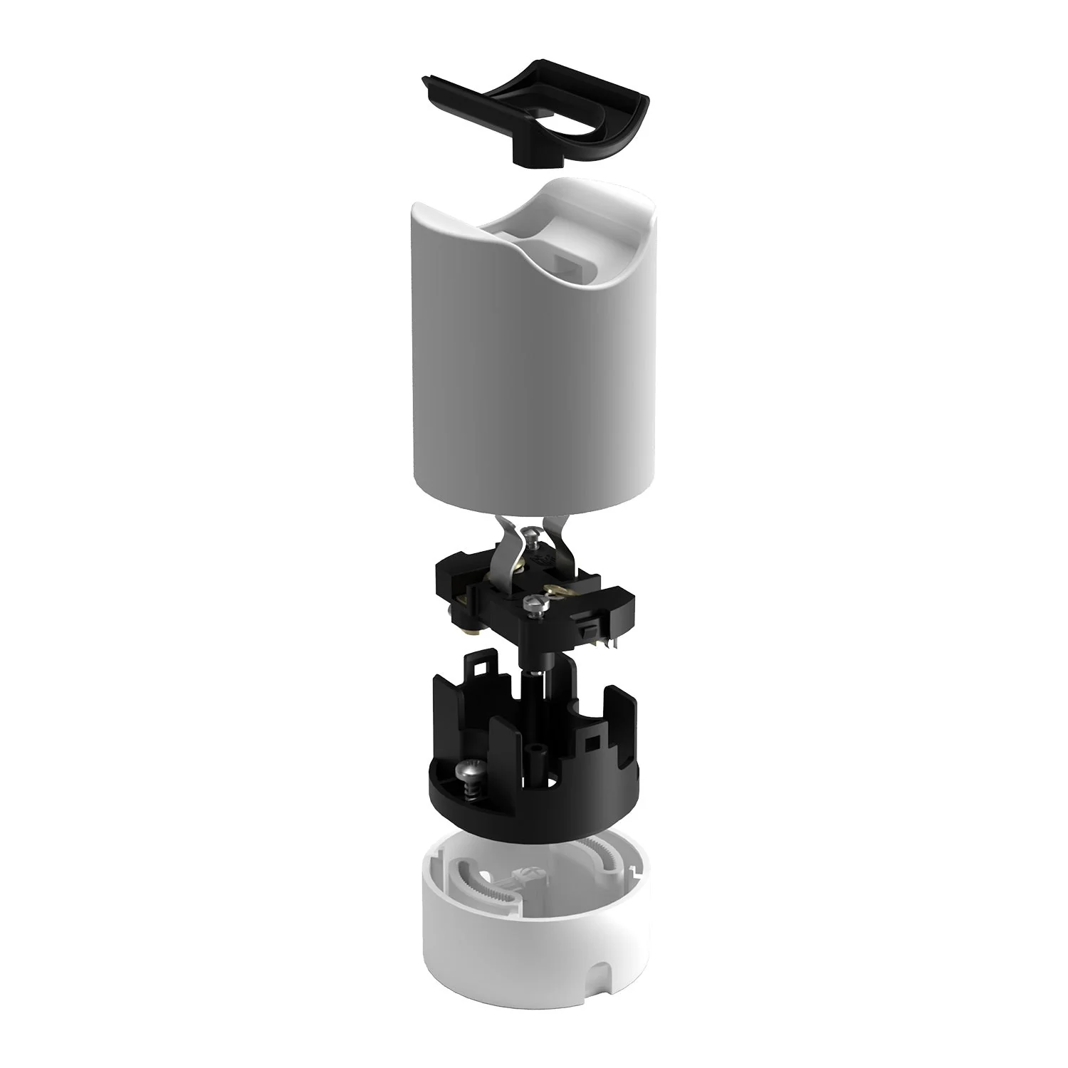 Kit Spostaluce esse14 con portalampada S14d - Bianco - Image 2
