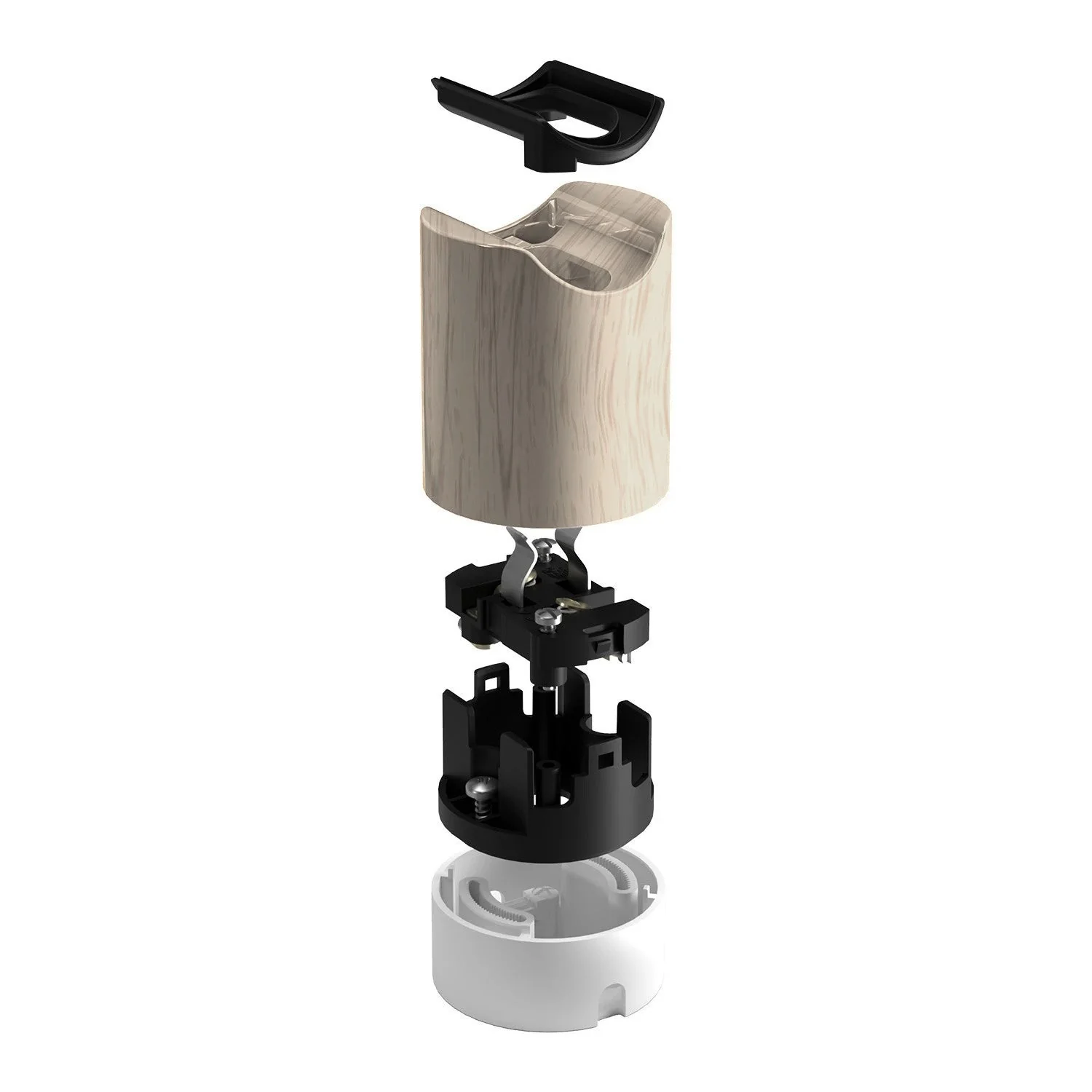 Kit Spostaluce esse14 con portalampada S14d - Neutro - Image 2