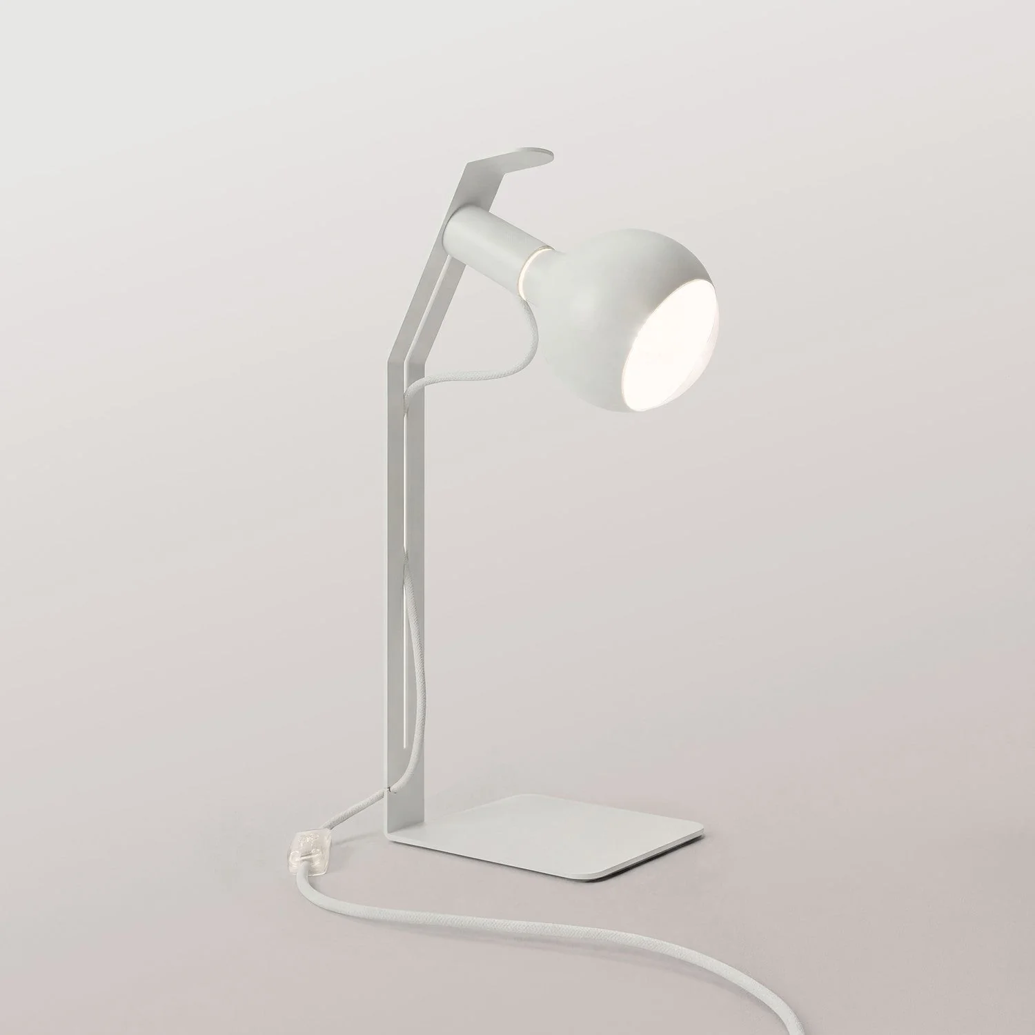 Koso Lucia - Lampada da tavolo con spina UK - Bianco