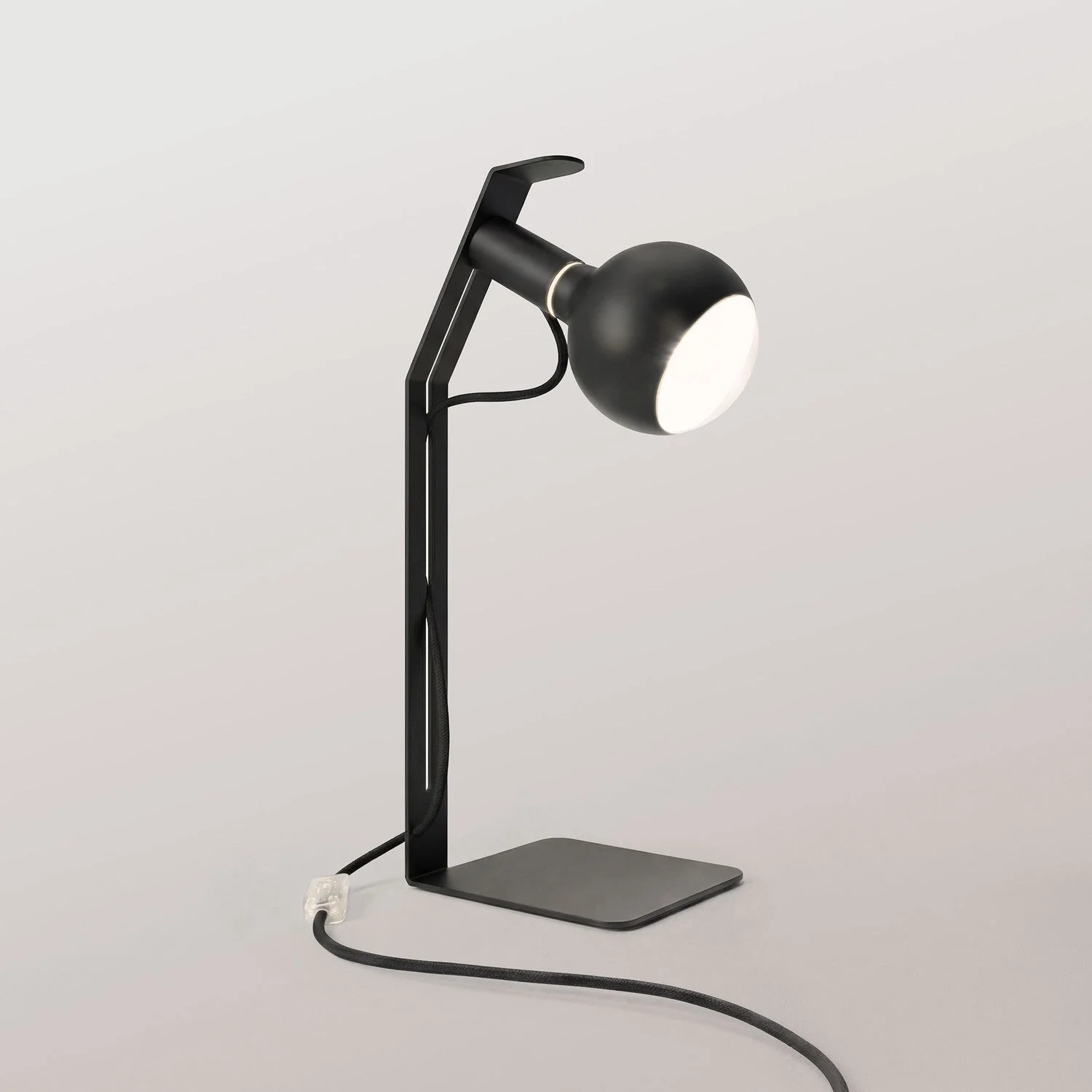 Koso Lucia - Lampada da tavolo con spina UK - Nero