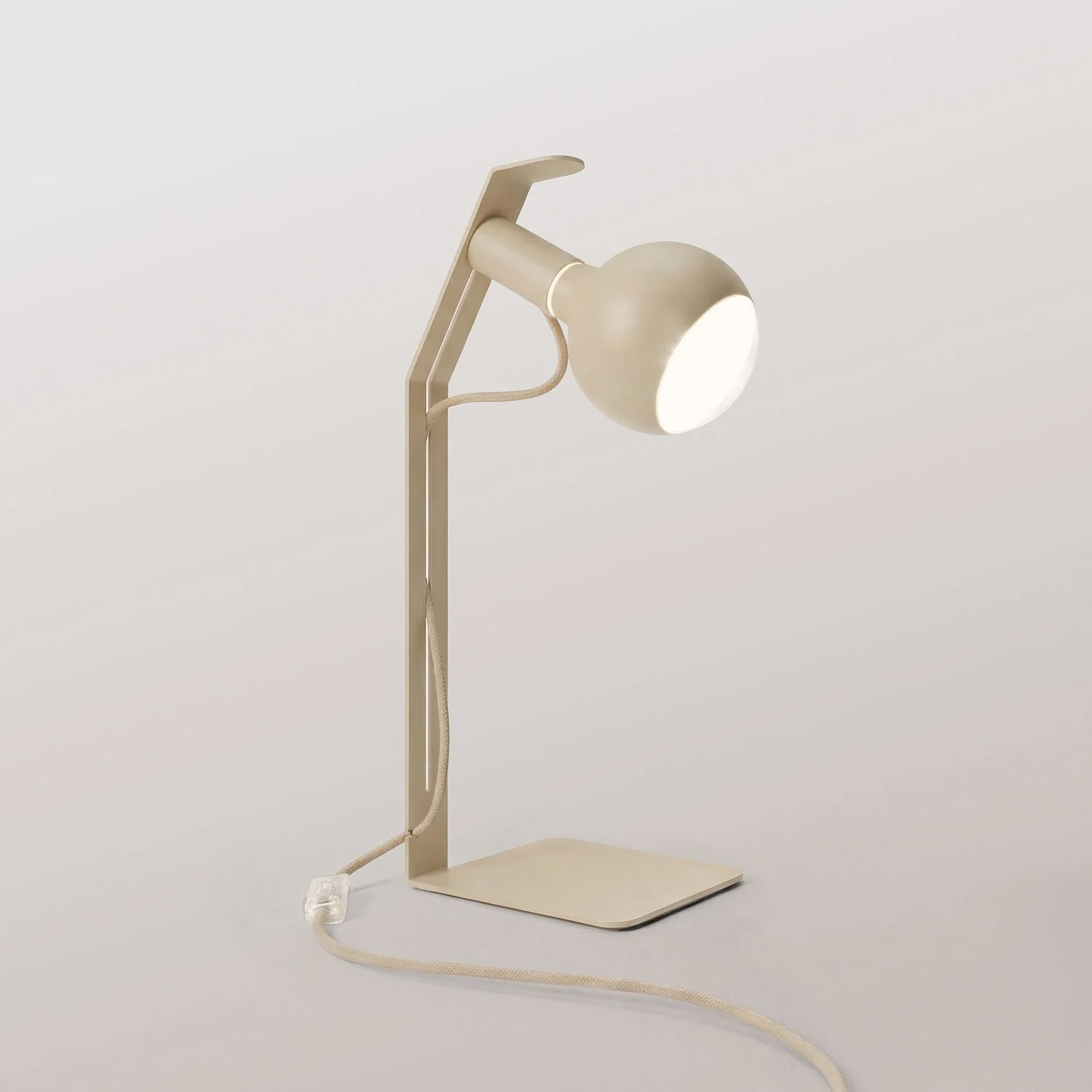 Koso Lucia - Lampada da tavolo con spina UK - Panna
