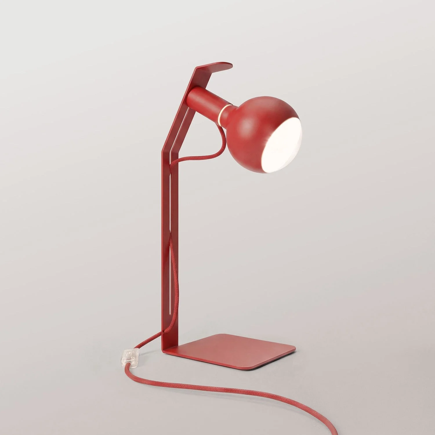 Koso Lucia - Lampada da tavolo con spina UK - Rosso