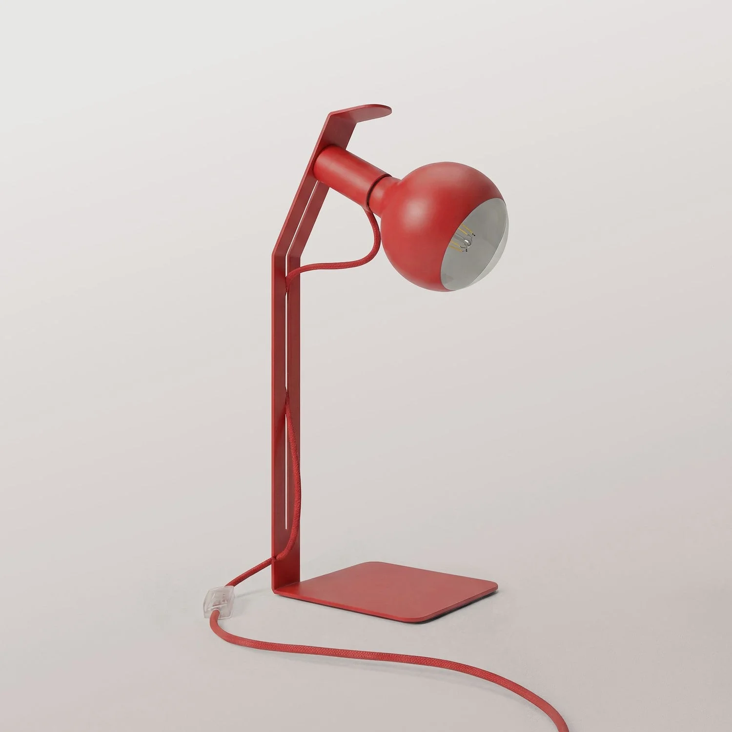 Koso Lucia - Lampada da tavolo con spina UK - Rosso - Image 4