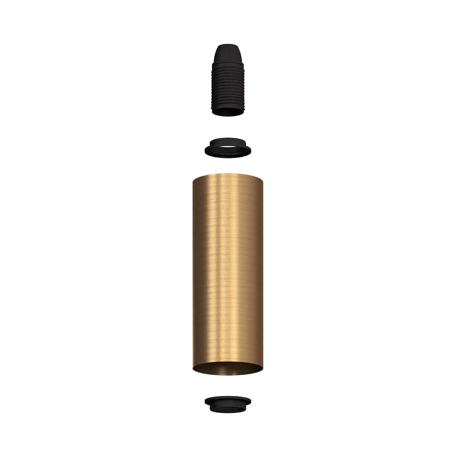 Lampada a 3 faretti con paralume Tub-E14 e Rose-One XXL rettangolare - Bronzo satinato - Image 4