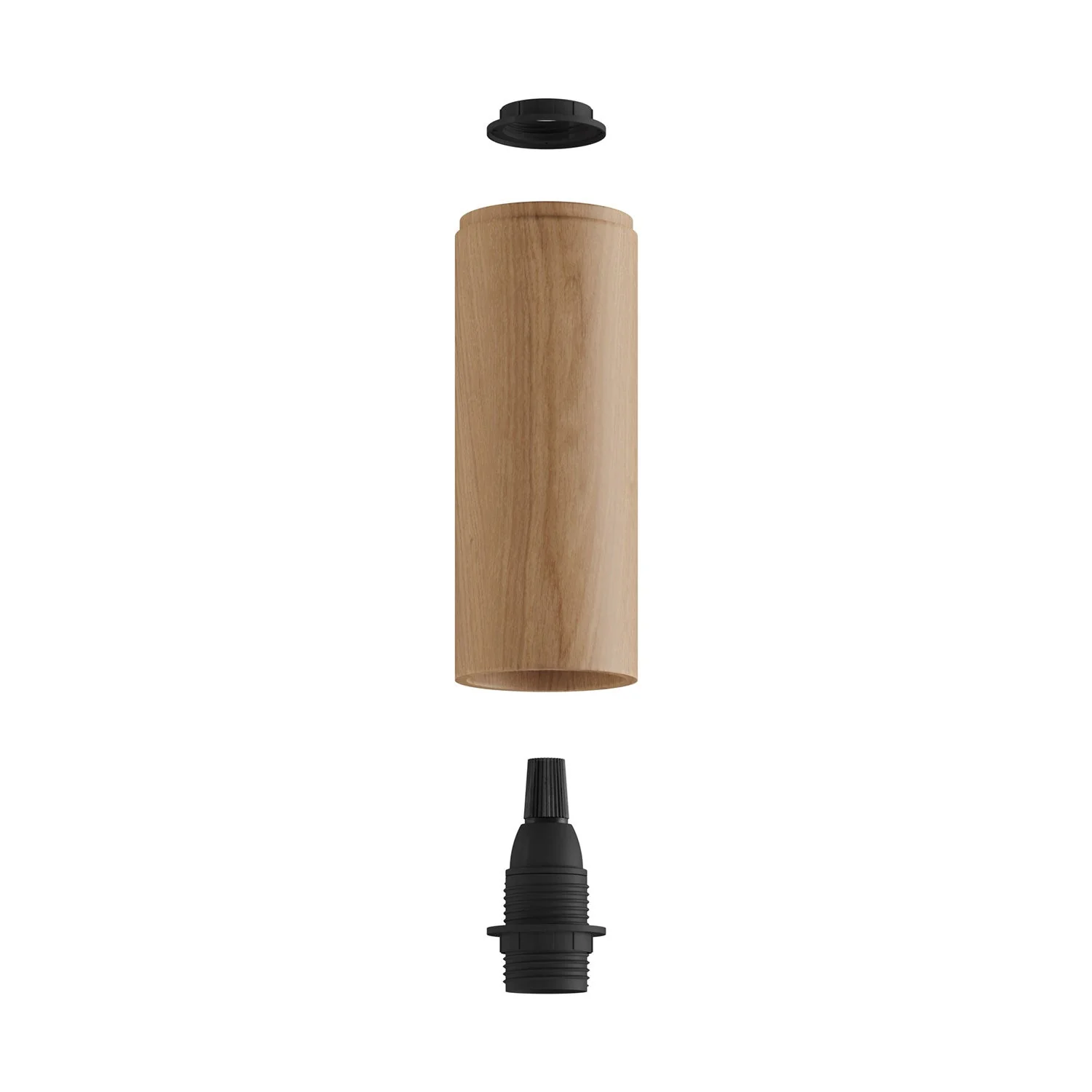 Lampada a 3 faretti con paralume Tub-E14 e Rose-One XXL rettangolare - Neutro - Image 4
