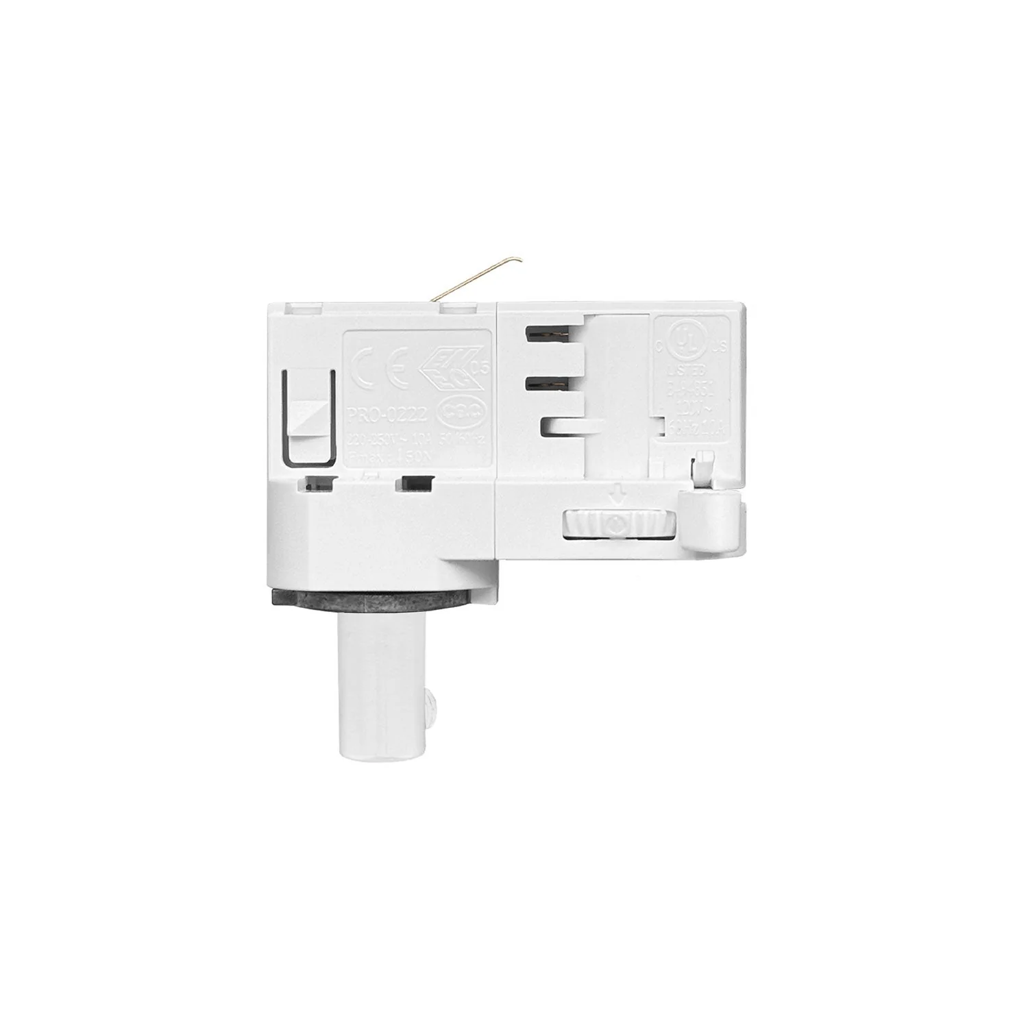 Lampada a sospensione per binari con cavo tessile e Tub-E27 - Neutro - Image 4
