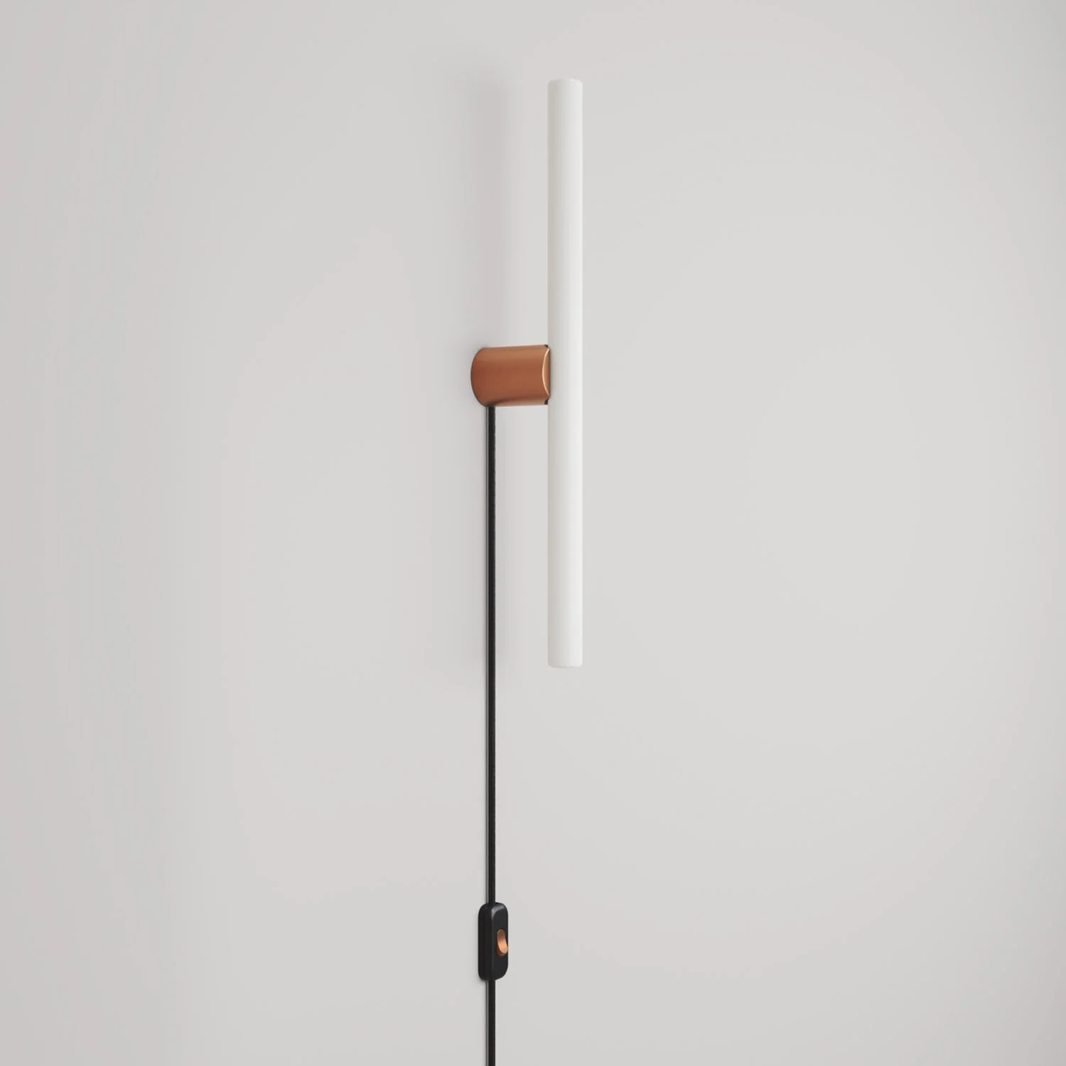 Lampada con spina UK con finitura metallica e lampadina LED lineare S14d - Rame satinato - Image 4