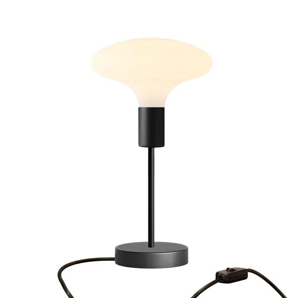 Lampada da tavolo Alzaluce Idra in metallo e spina UK - Nero