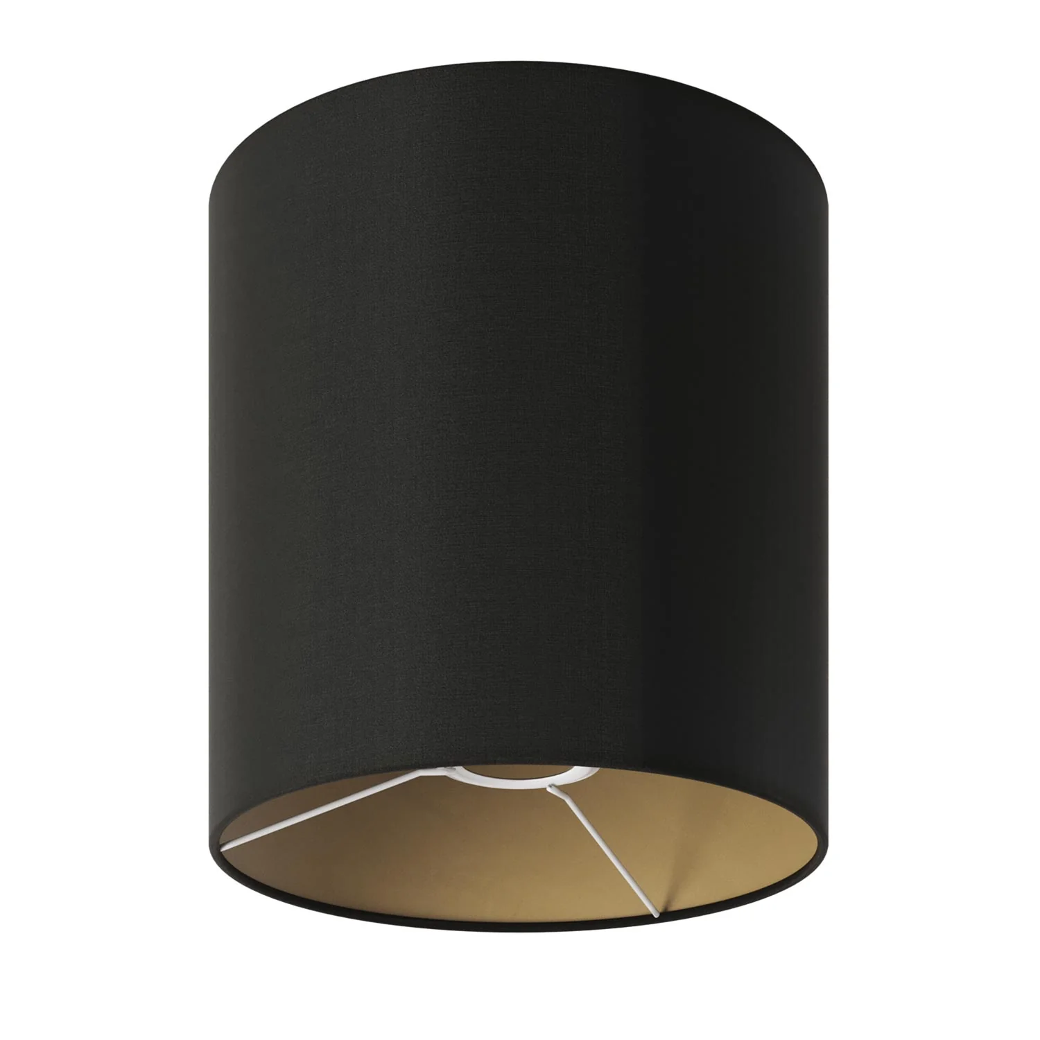 Lampada da terra MAG-Y con base metallica tonda, paralume Cilindro M e spina UK - Bronzo satinato - Image 4