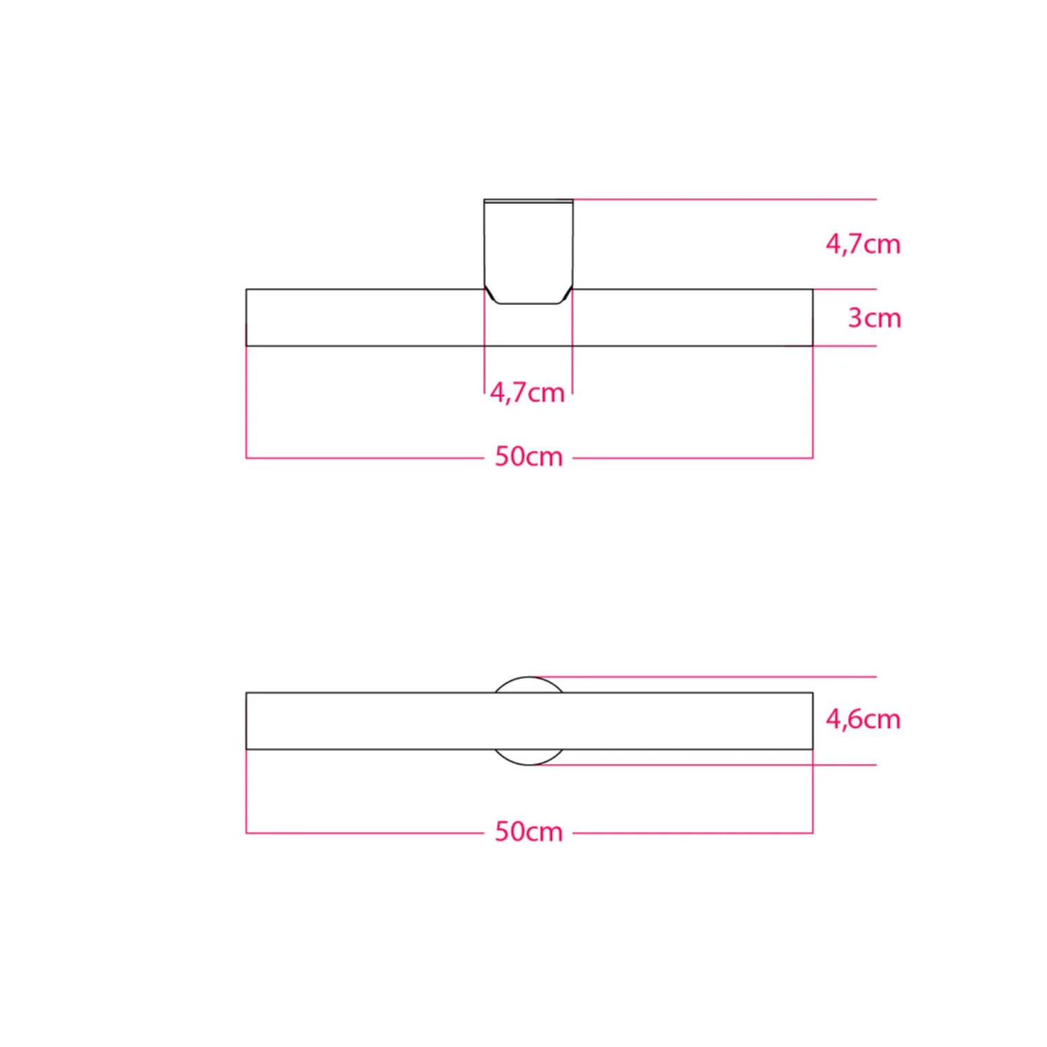 Lampada esse14 da parete o soffitto per lampadina LED S14d - Waterproof IP44 - Bianco - Image 8