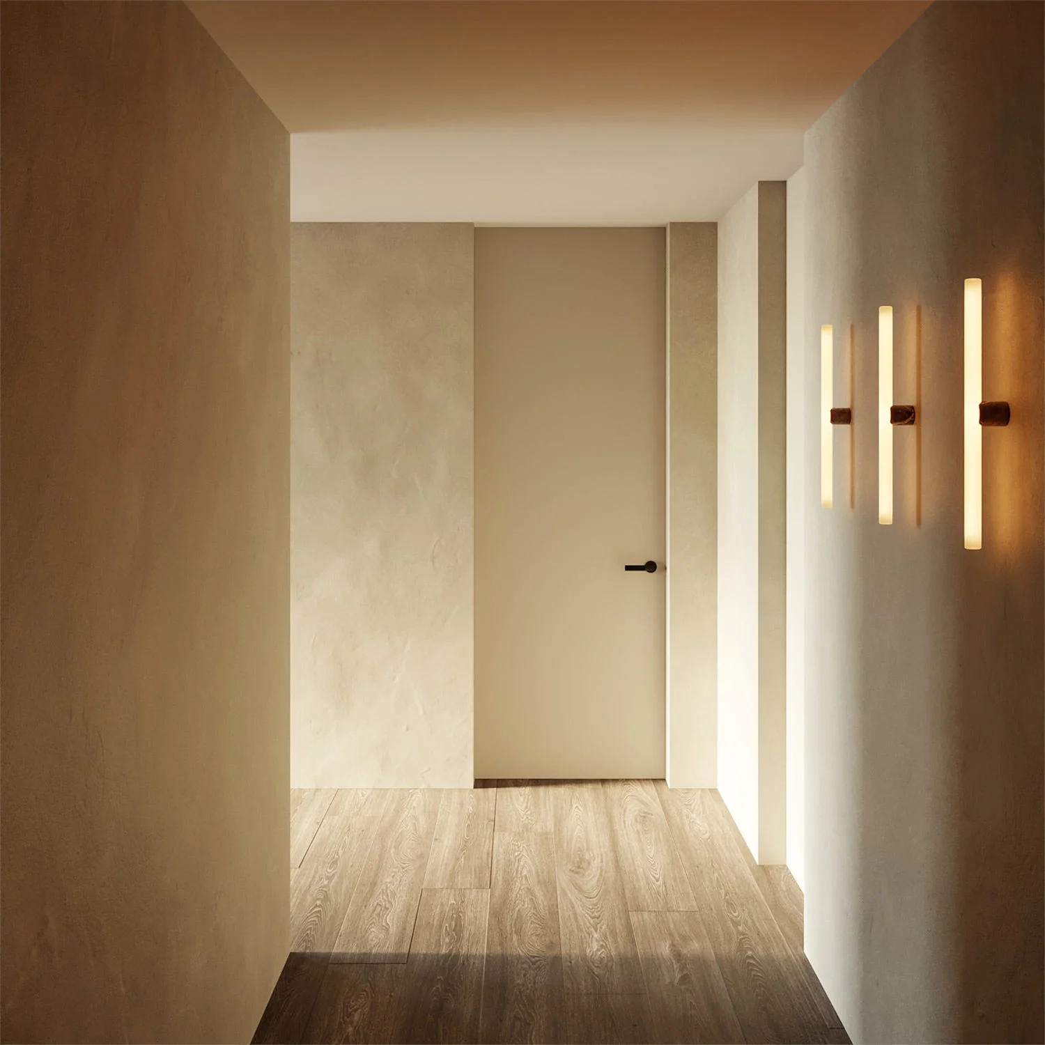 Lampada esse14 da parete o soffitto per lampadina LED S14d - Waterproof IP44 - Effetto Brown marble - Image 3
