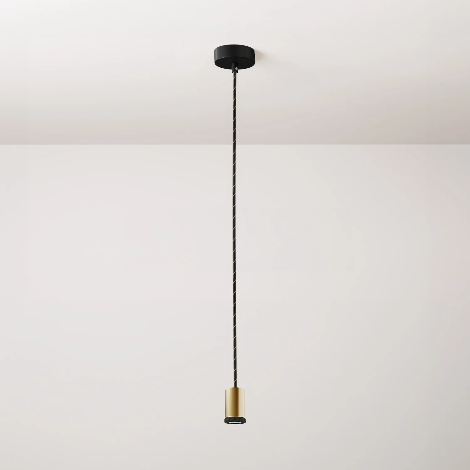 Lampada faretto a sospensione singola Mini Spotlight GU1d0 - Bronzo satinato