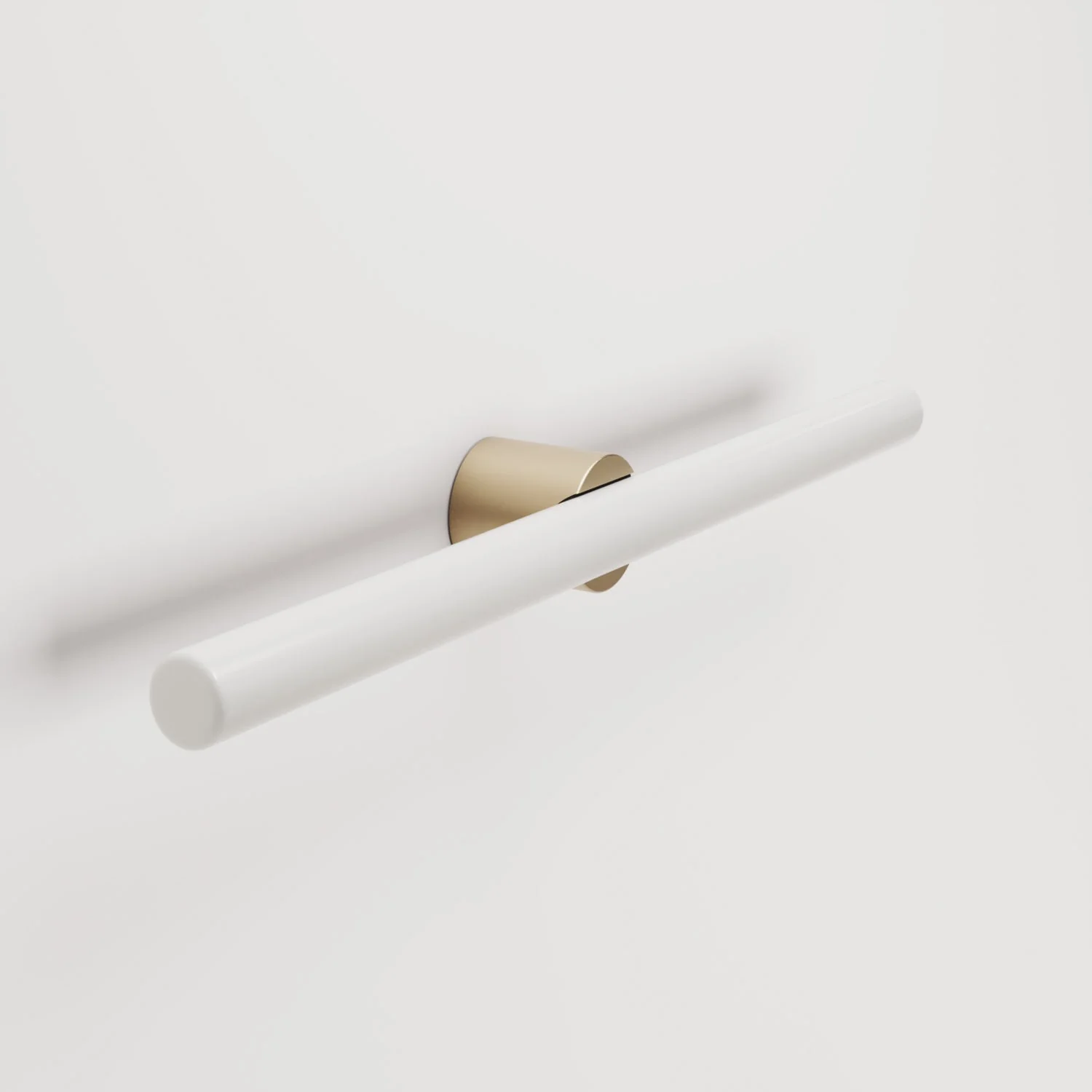 Lampada in metallo da parete o soffitto con lampadina LED lineare S14d - Bronzo satinato - Image 4
