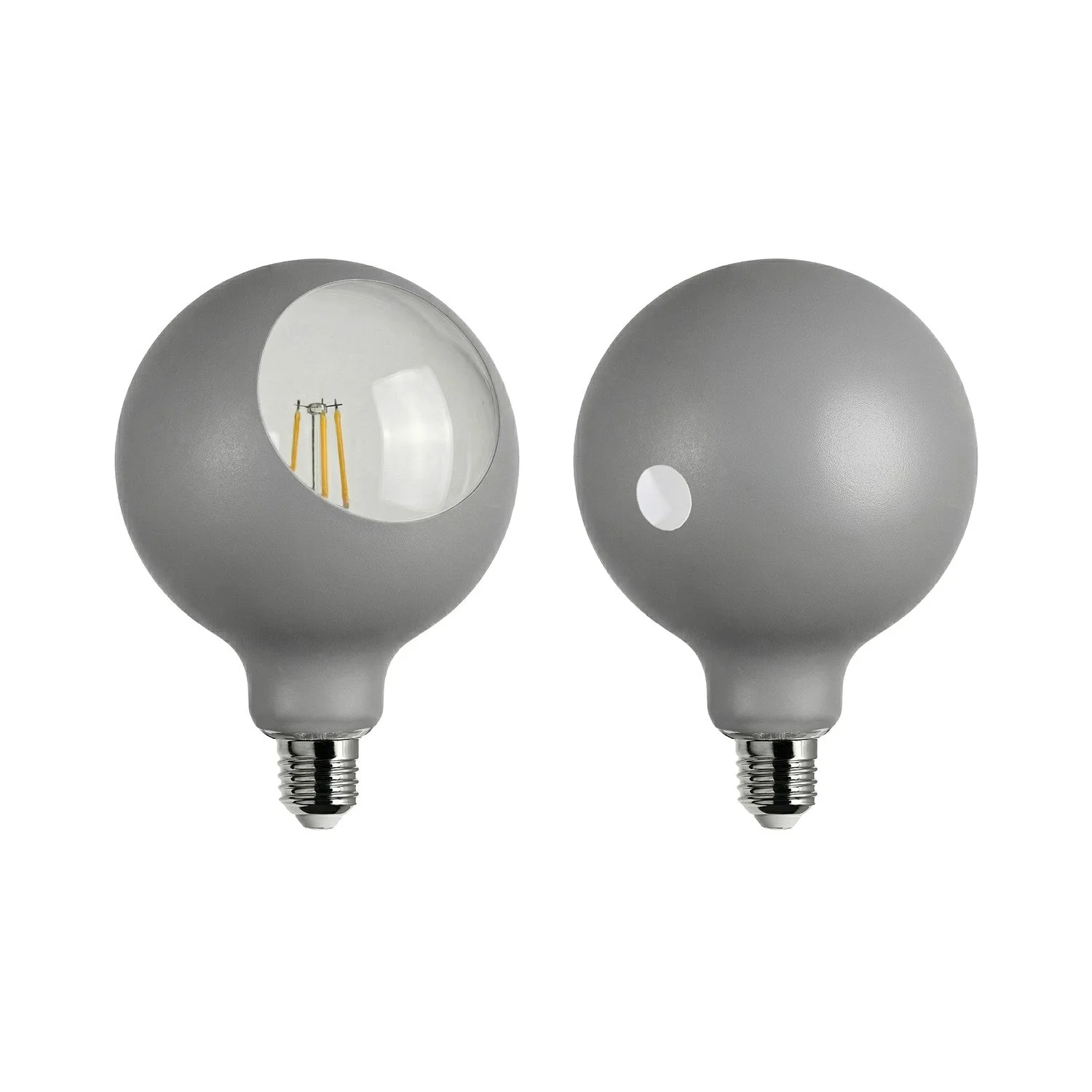 Lampadina LED Camo G125 4,8W 806Lm E27 2700K Dimmerabile - Grigio - Image 2