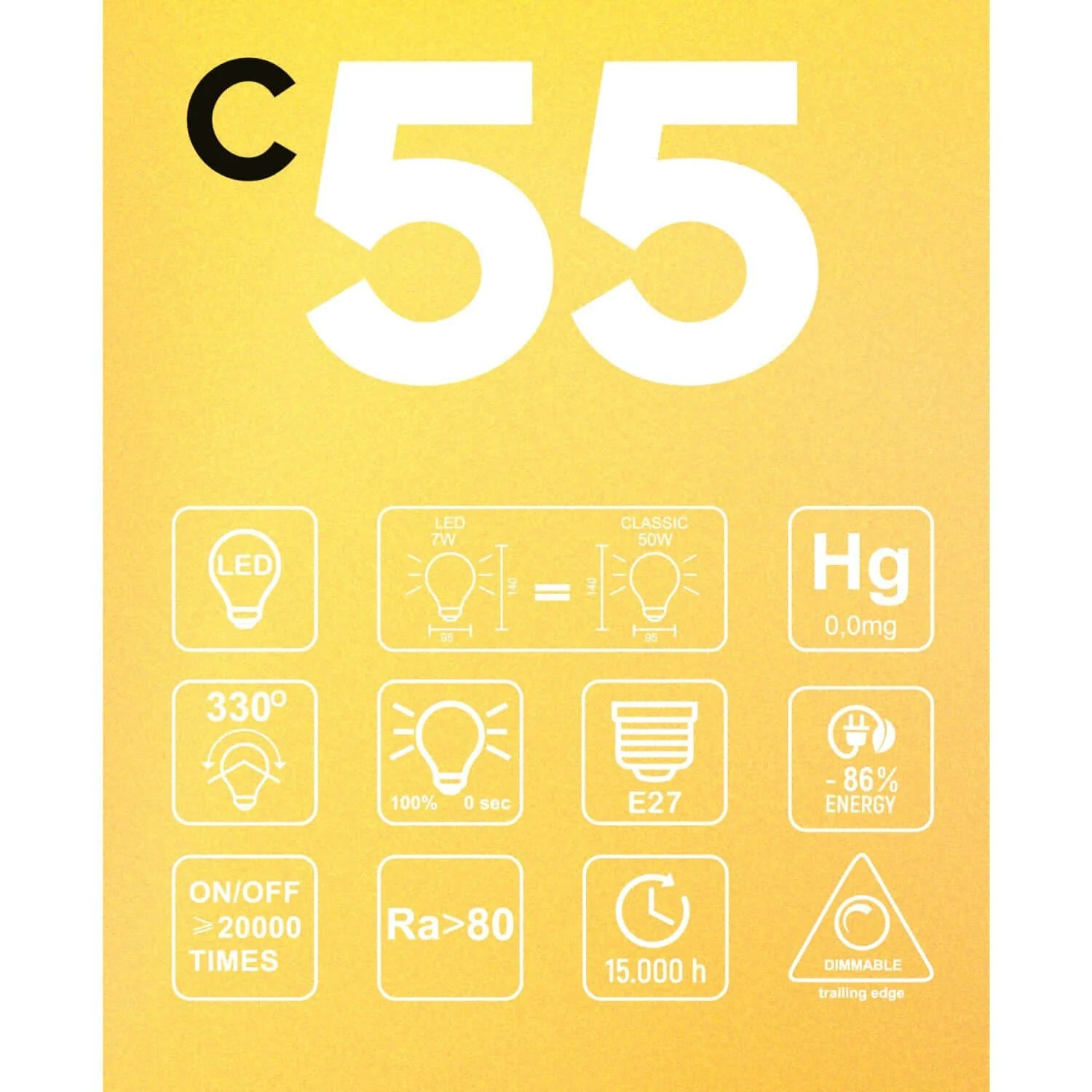 Lampadina LED Dorata Carbon Line filamento verticale Globo G95 7W 640Lm E27 2700K Dimmerabile - C55 - Image 5