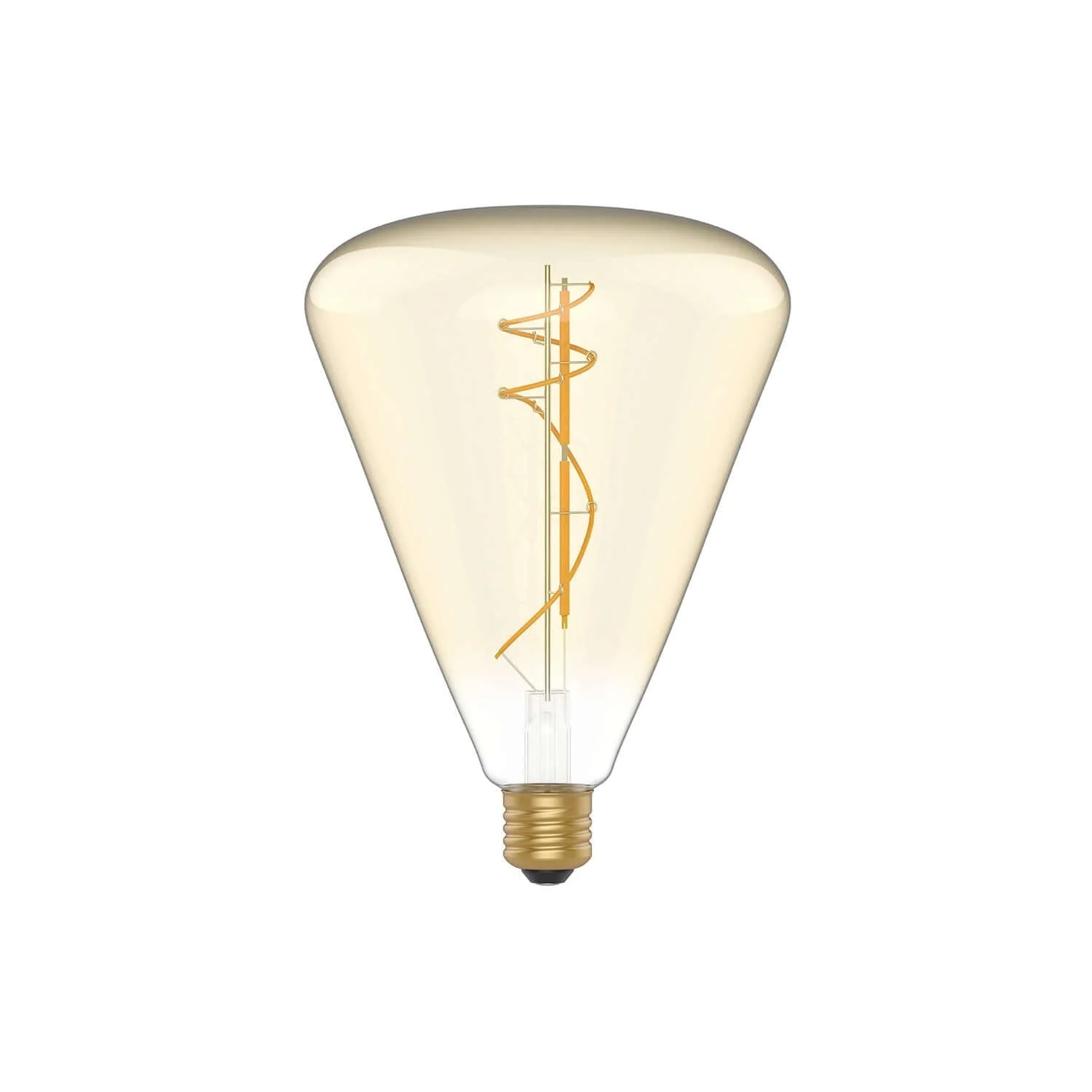 Lampadina LED Dorata Cone 140 8,8W 806Lm E27 2200K Dimmerabile - H06