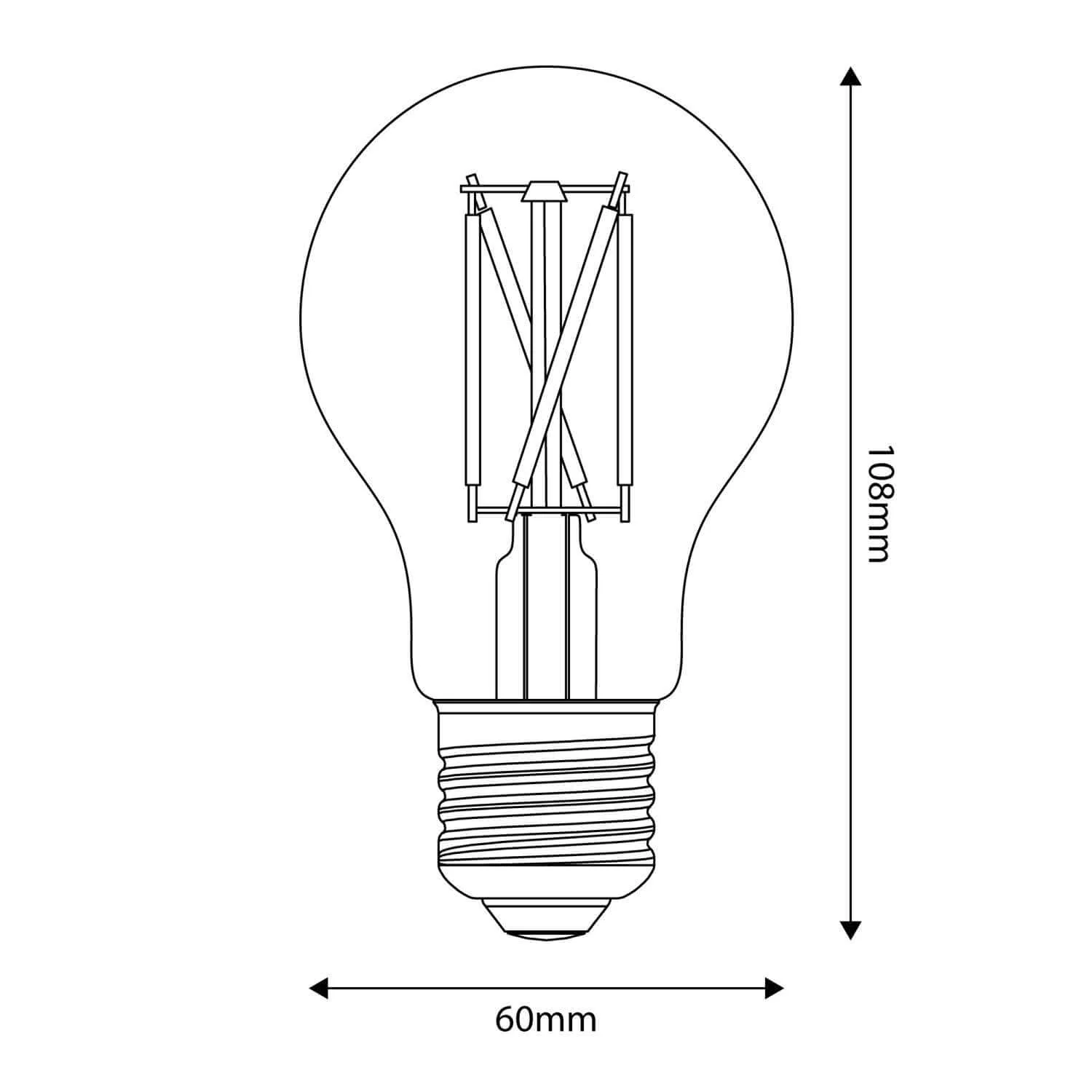 Lampadina LED Effetto Porcellana CRI 95 A60 11W 1055Lm E27 2700K Dimmerabile - P07 - Image 3