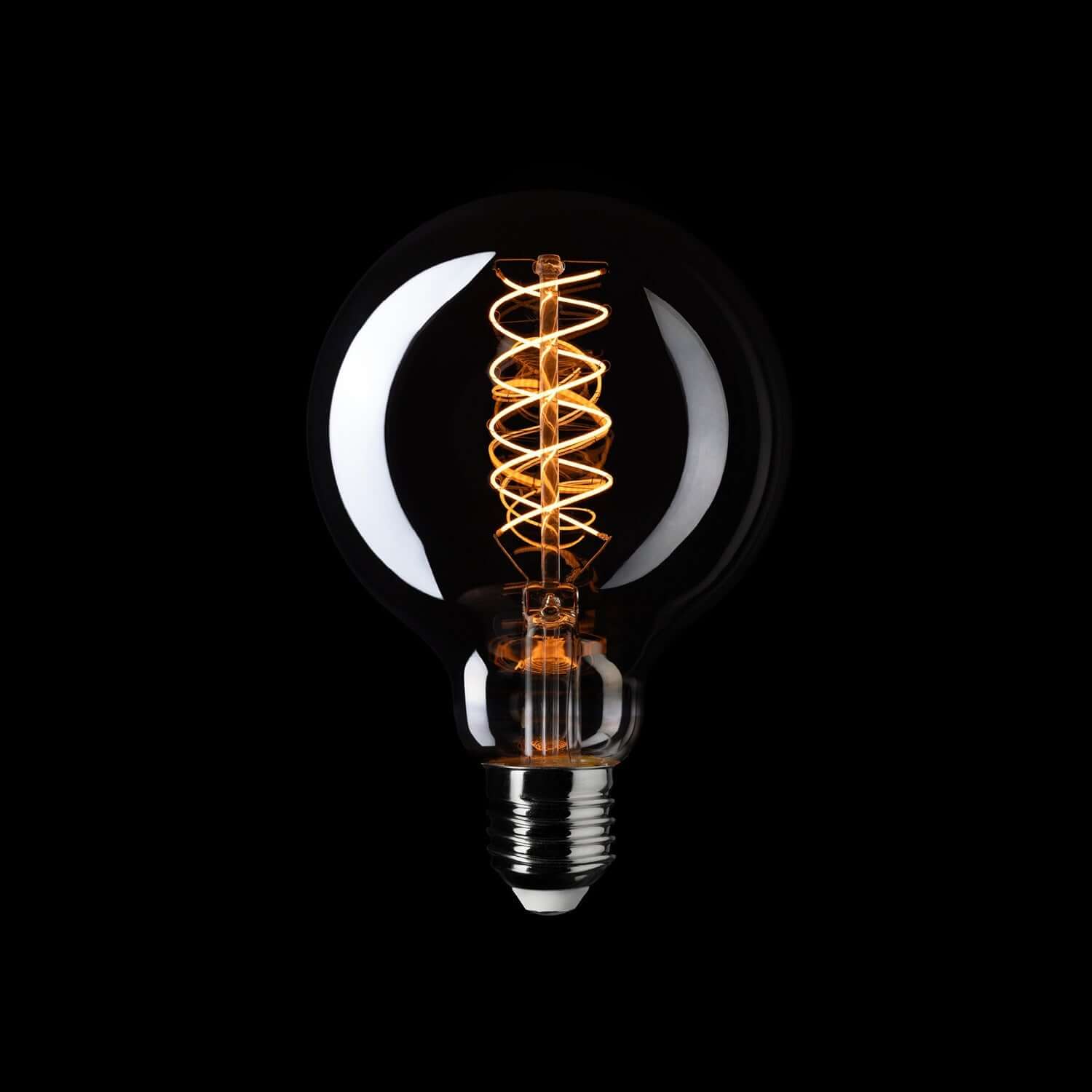 Lampadina LED Smoky Globo G95 4,8W 250Lm E27 1800K Dimmerabile - D03 - Image 2