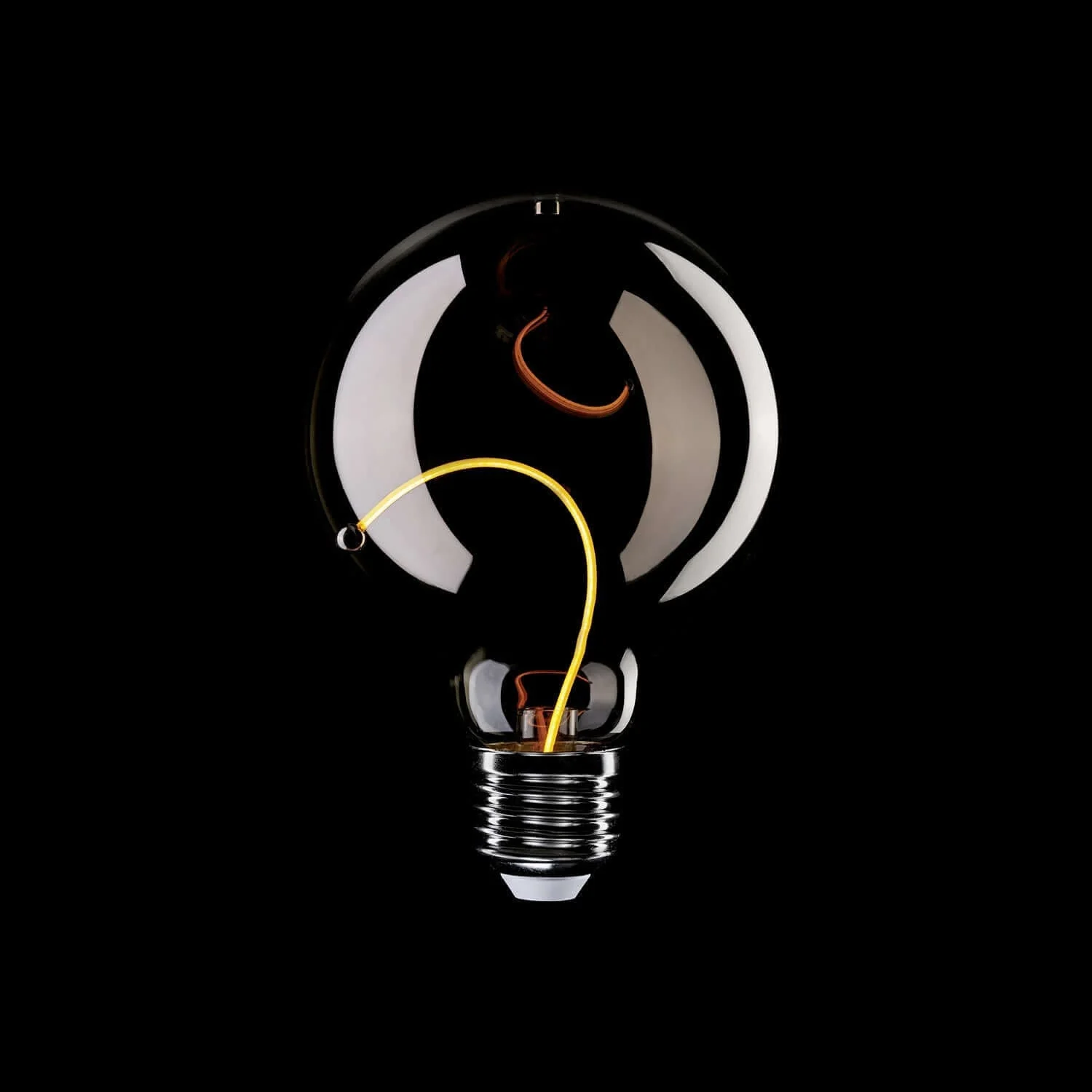 Lampadina LED Smoky Magnetic Deco Line Globo G95 2,2W 60Lm E27 1800K - F04 - Image 3